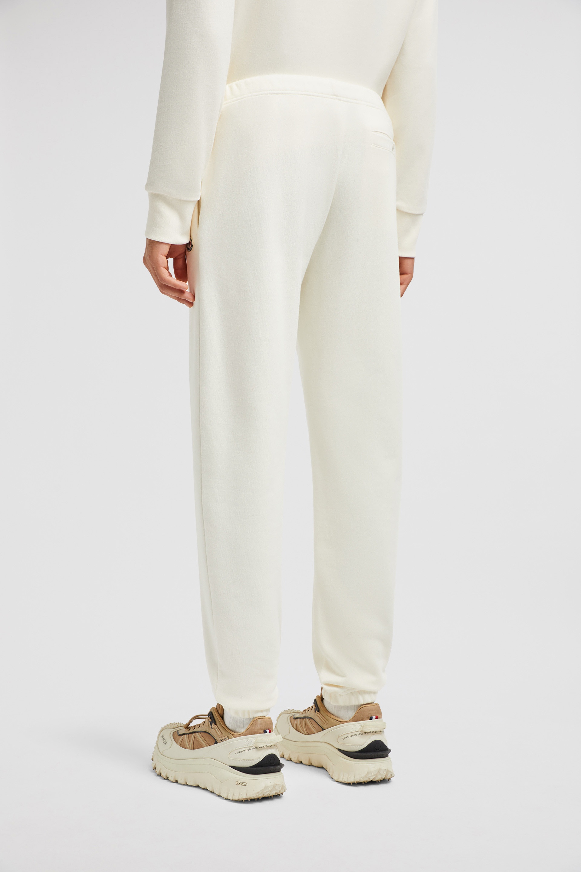 Logo Patch Cotton Sweatpants - 5