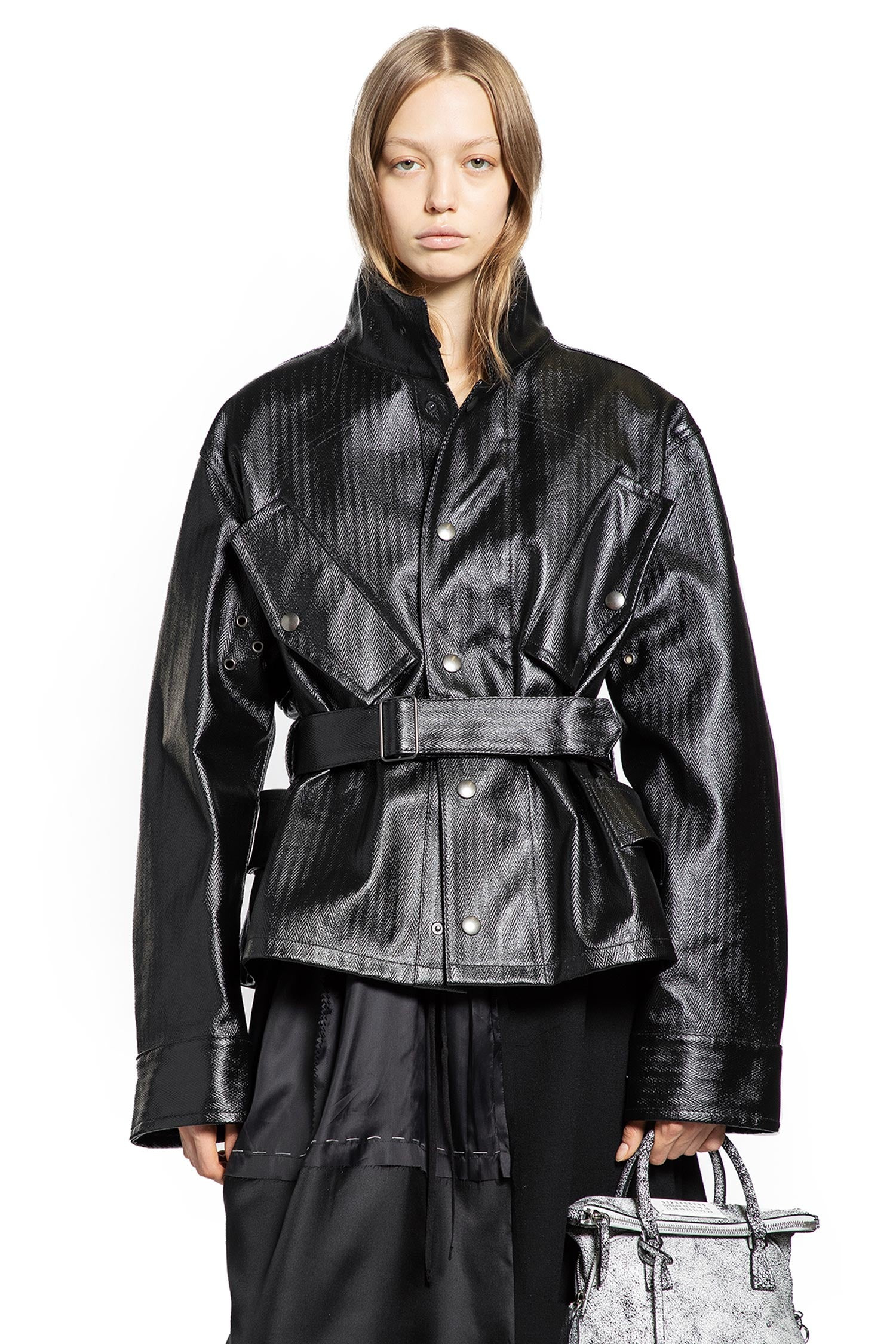 Maison Margiela Woman Black Jackets - 7