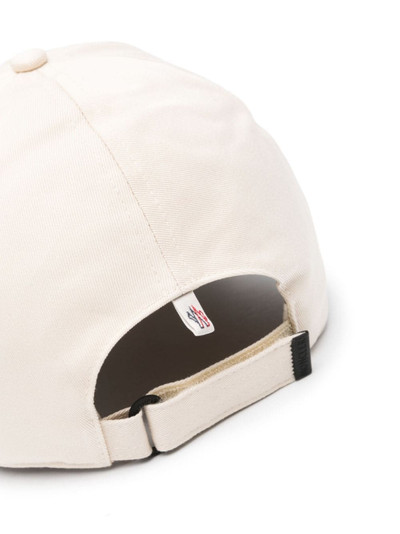 Moncler Grenoble logo-appliquÃ© cotton hat outlook