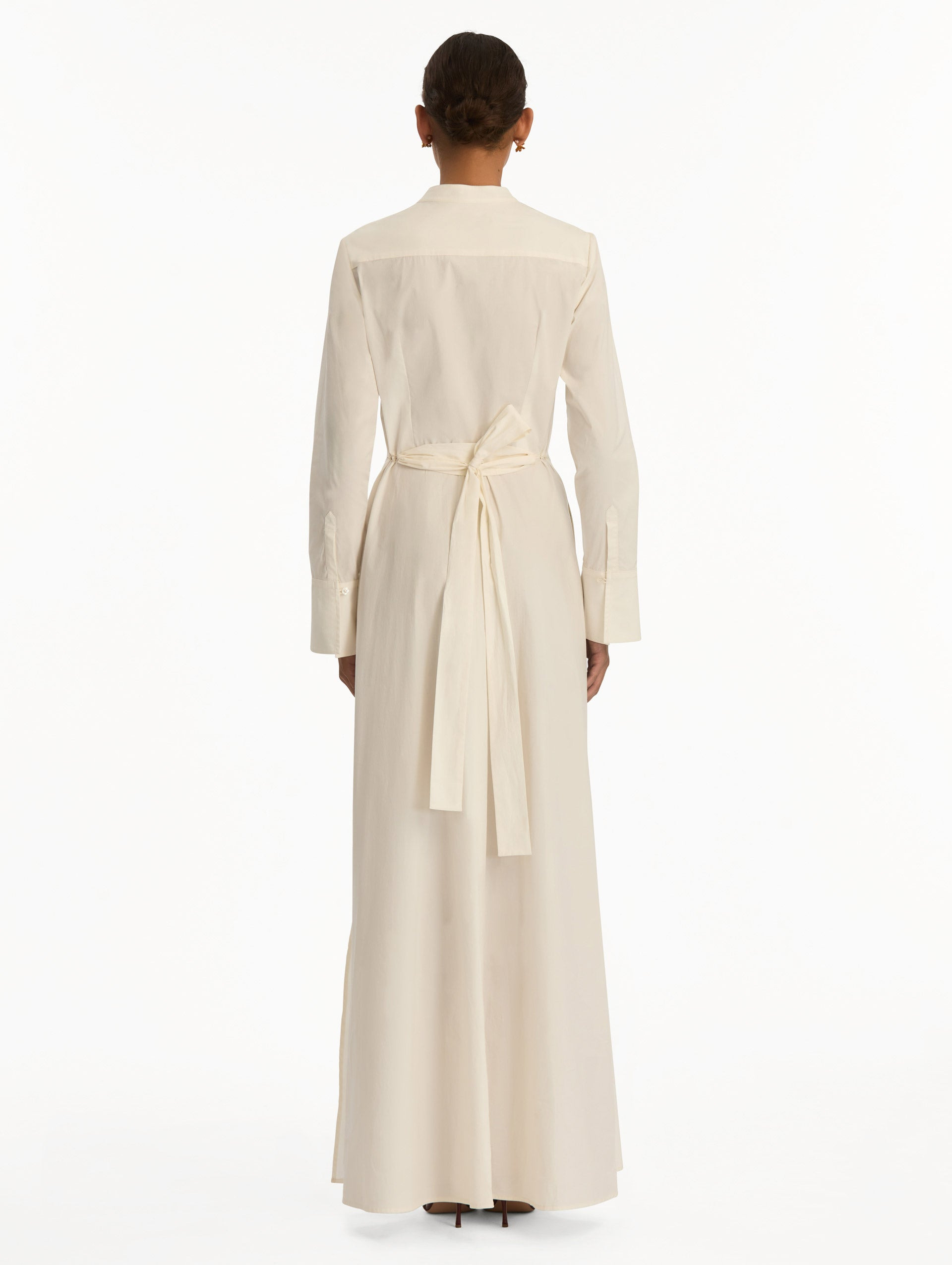PEONY COTTON POPLIN MAXI DRESS - 3