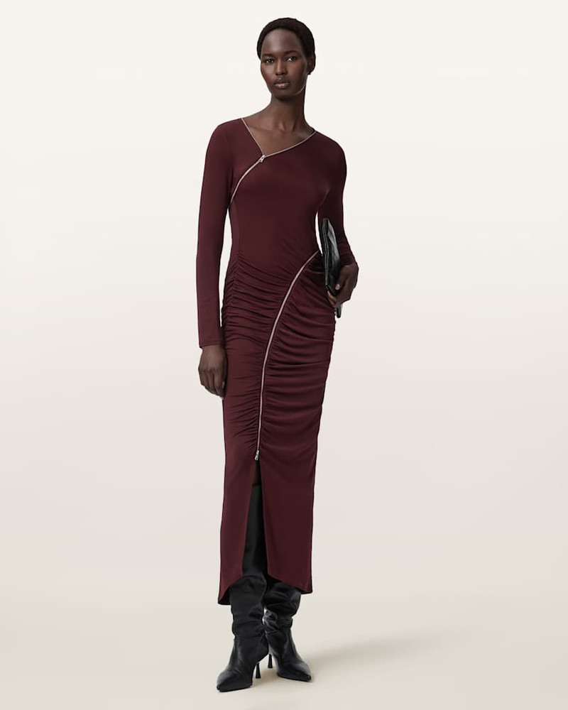 ELSIE ZIPPER MAXI DRESS 4