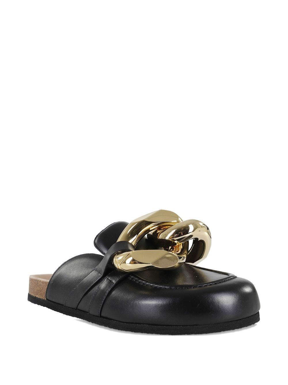 chain-embellished mules - 2