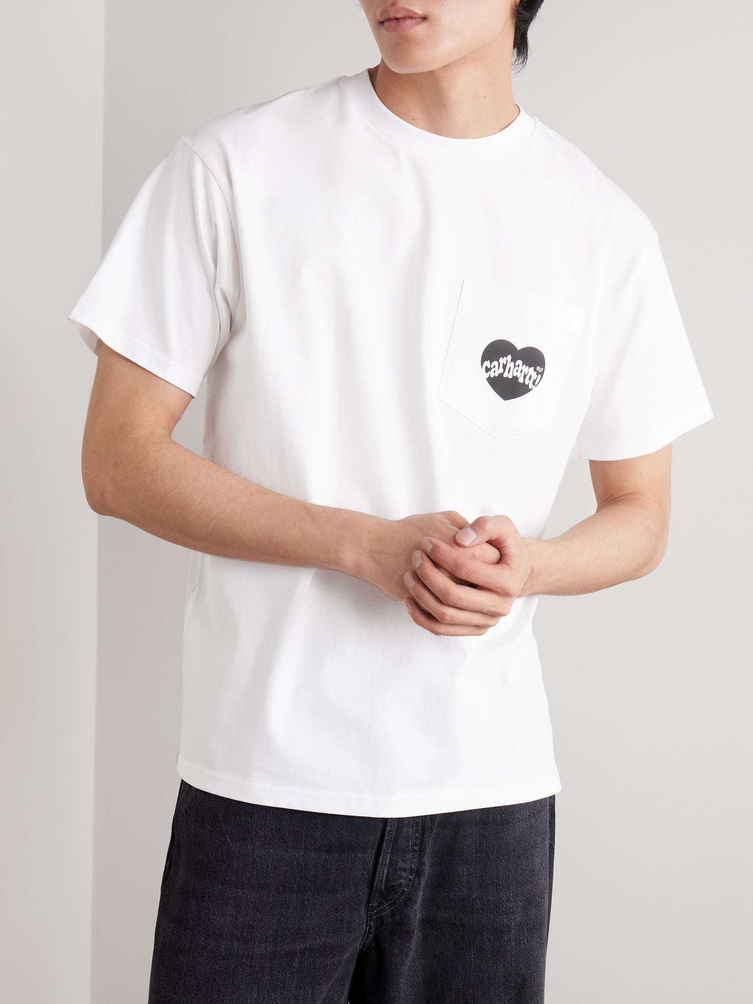 Amour Logo-Print Cotton-Jersey T-Shirt - 3