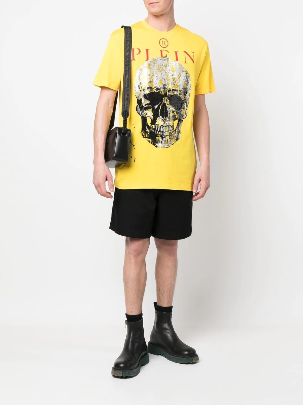 skull-print short-sleeve T-shirt - 2