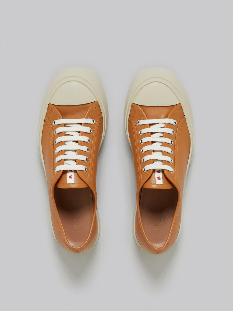 BROWN NAPPA LEATHER PABLO SNEAKER 4