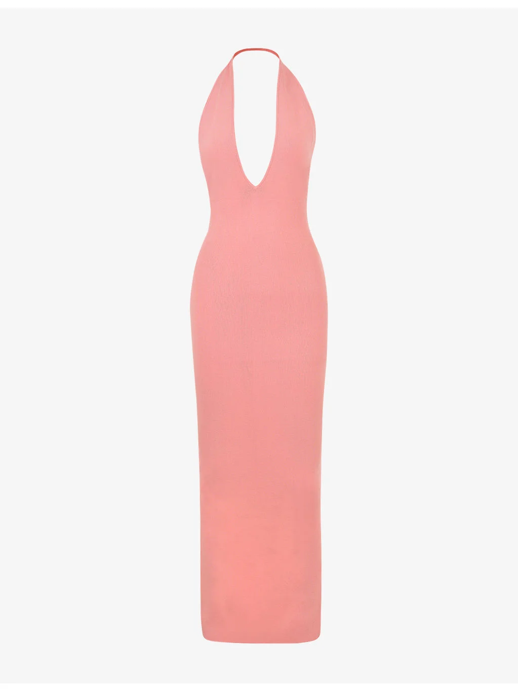 Camelia plunge-neck leg-split stretch-jersey maxi dress - 1
