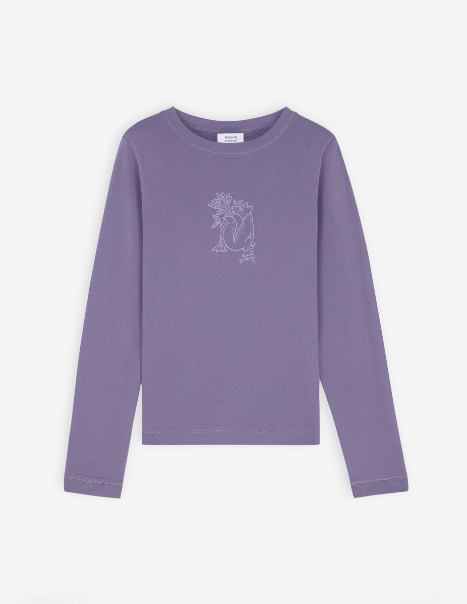WOODLAND FOX LONG SLEEVES SLIM TEE-SHIRT - 1