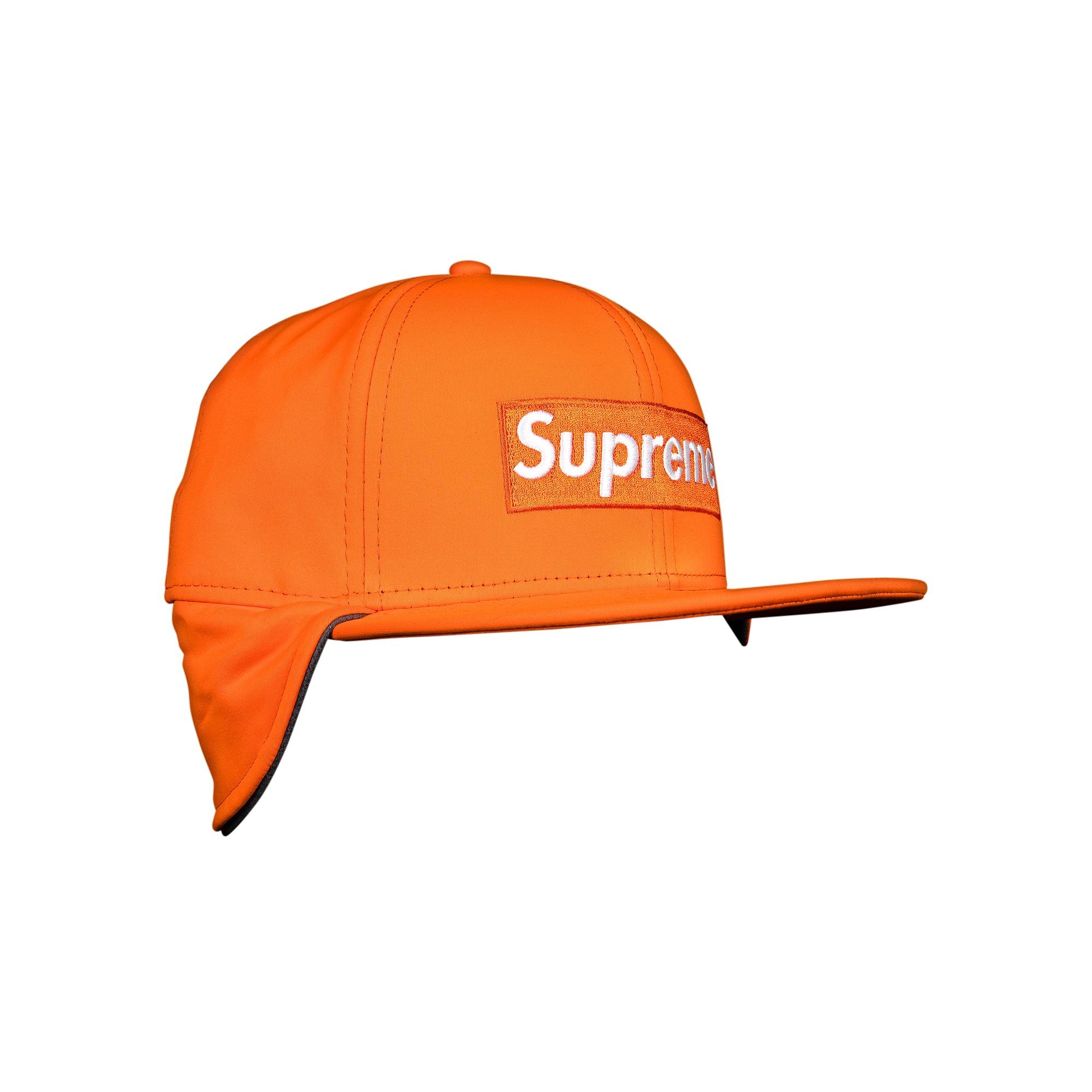 Supreme x WINDSTOPPER Earflap Box Logo New Era 'Orange' - 3