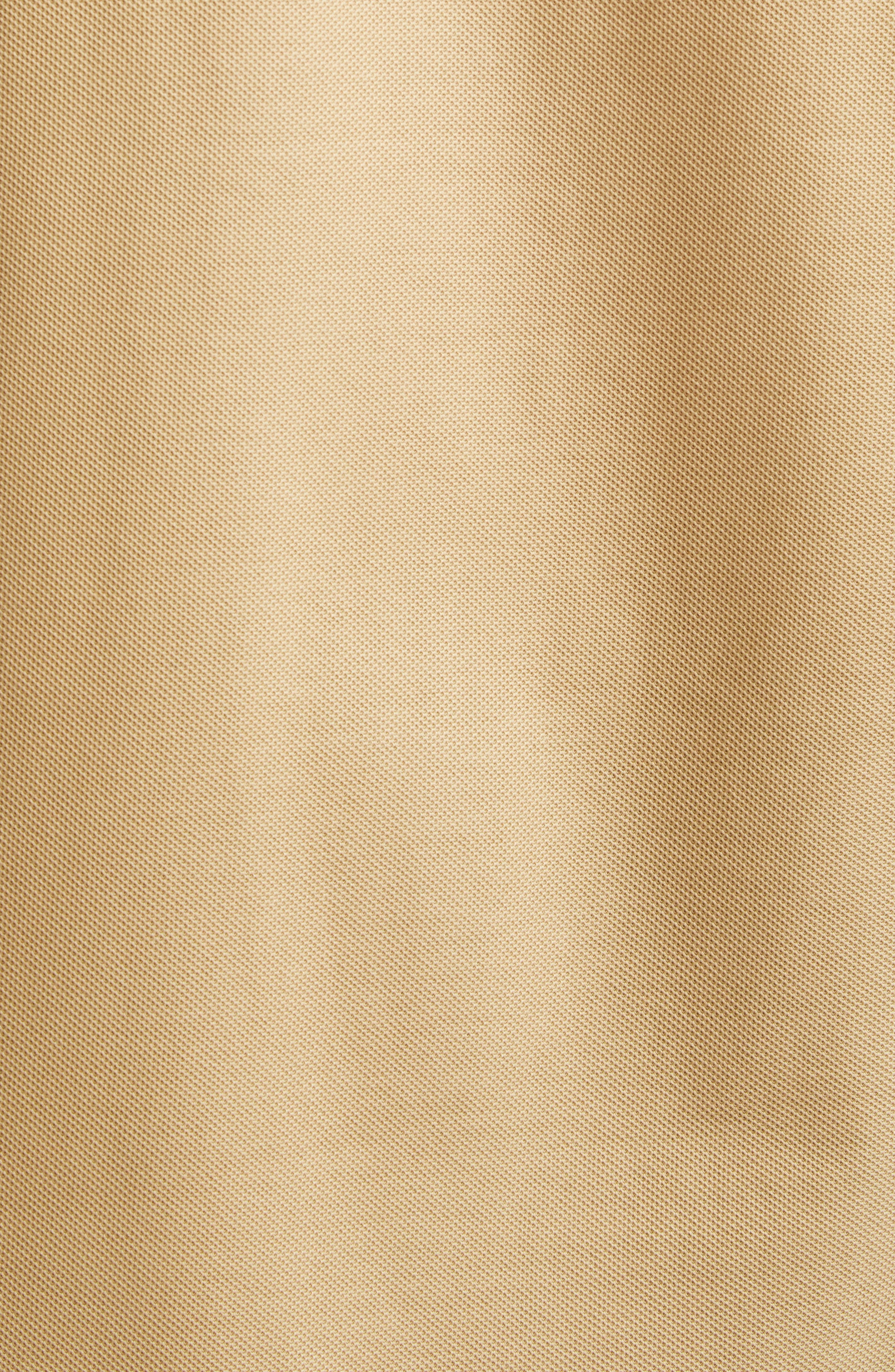 burberry Check Collar Polo Dress in Flax at Nordstrom - 6