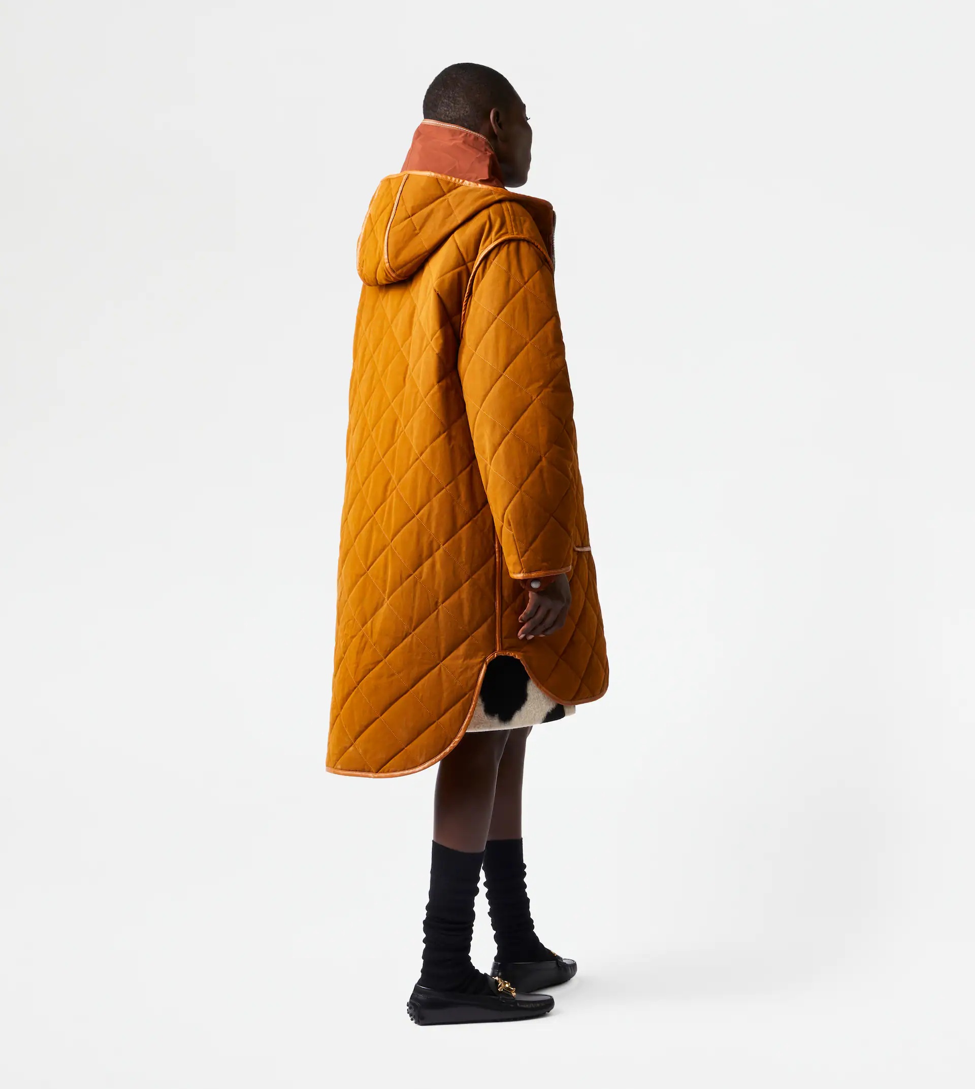 TOD'S QUILTED COAT - 3