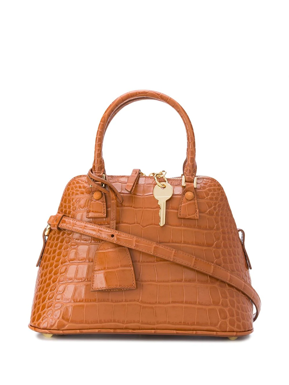 small crocodile effect 5AC tote bag - 6