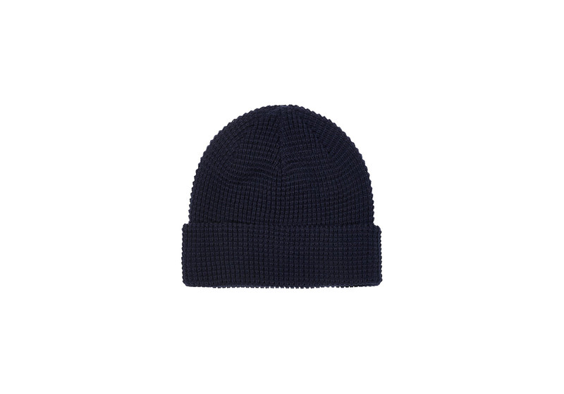PALACE SOFAR WAFFLE BEANIE NAVY outlook