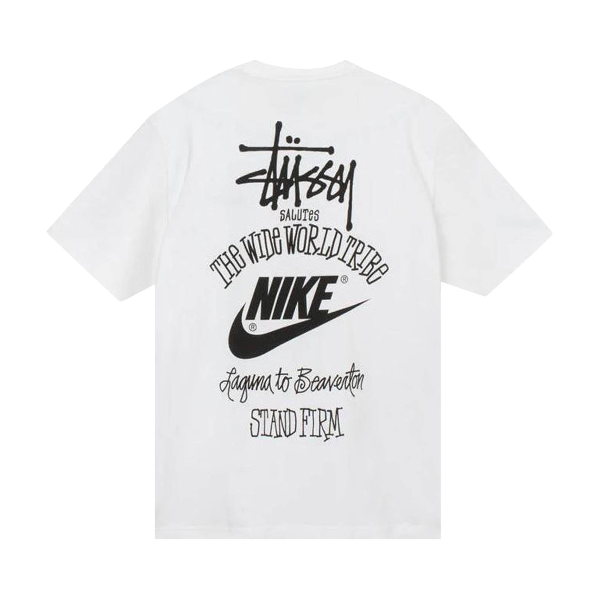 Nike x Stussy The Wide World Tribe T-Shirt (Asia Sizing) 'White' - 2