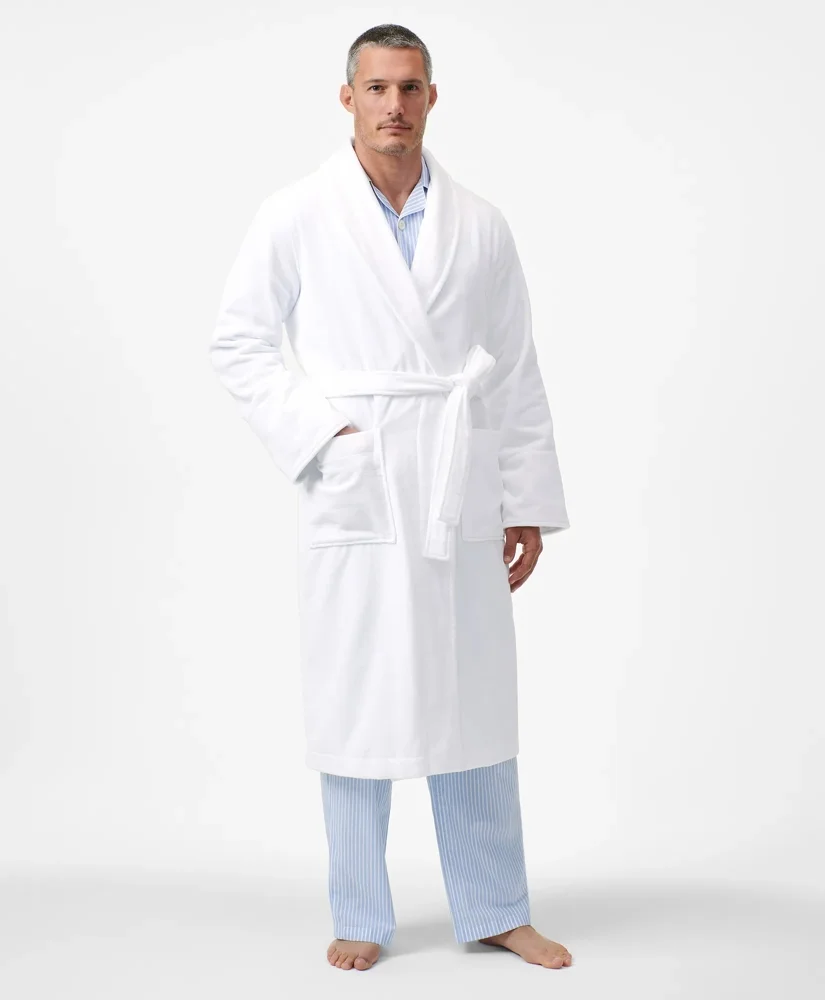 Terry Cloth Bathrobe - 1