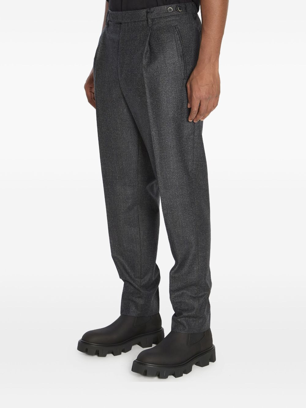 Masco Bita pleated wool trousers - 3