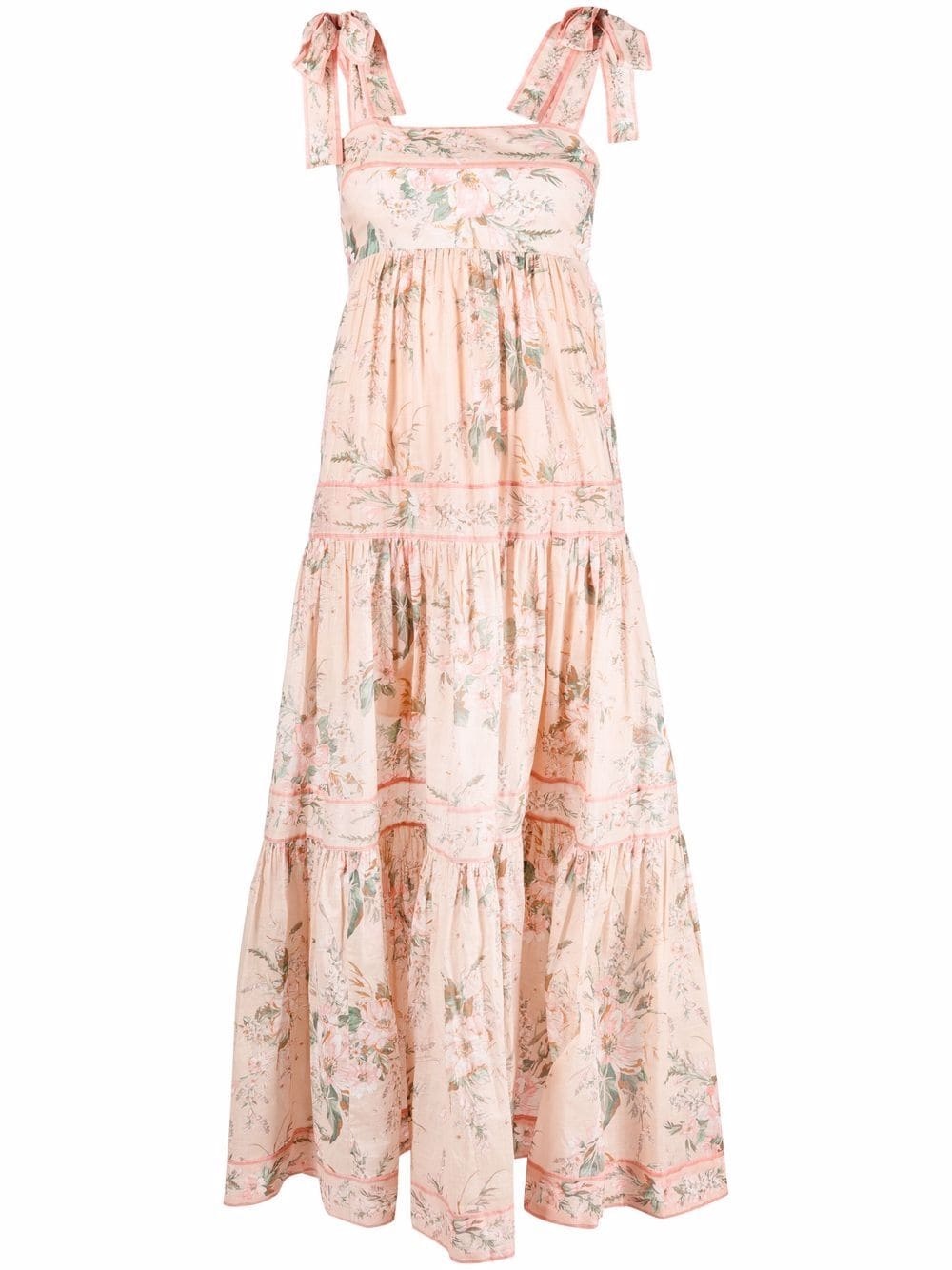 Moonshine floral print pleated dress - 1