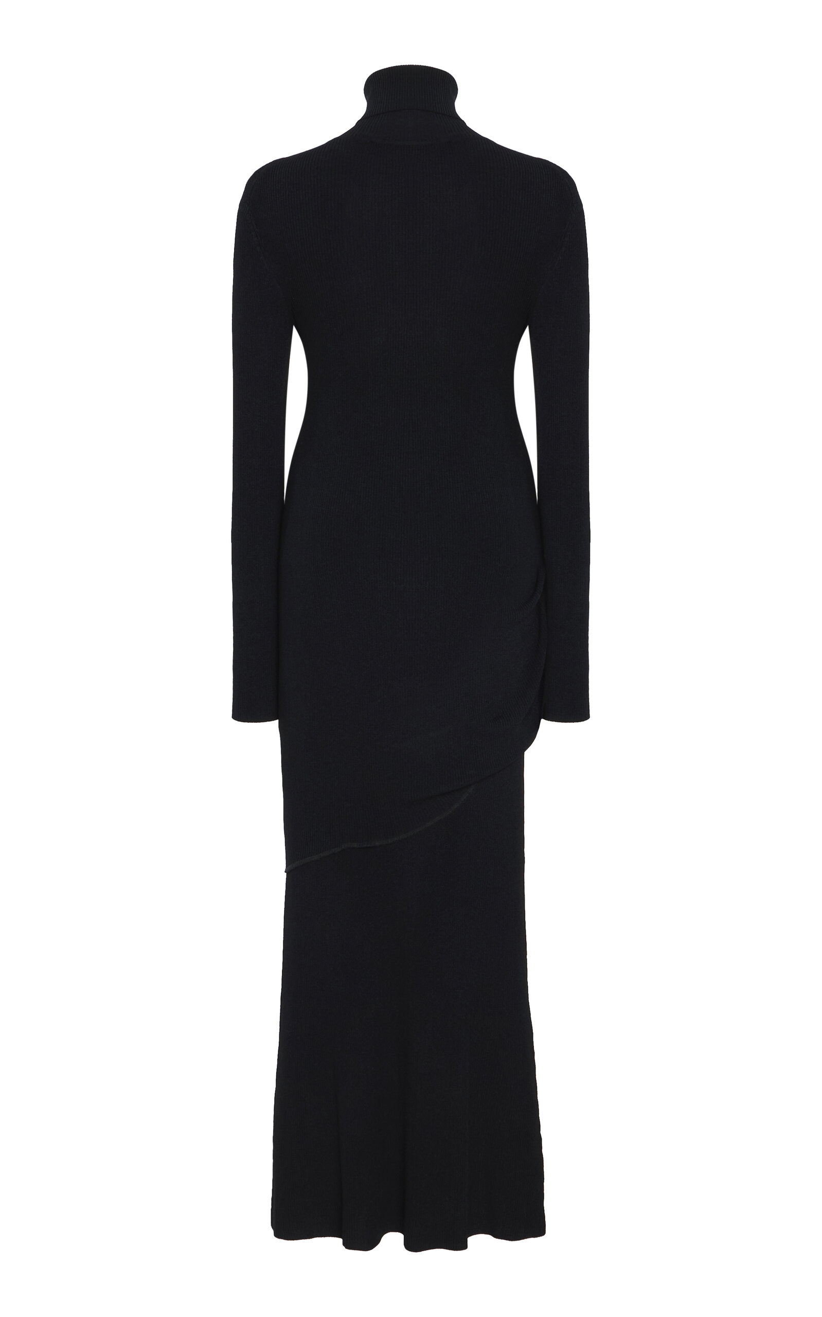 The Lainey Draped Knit Gown black - 5