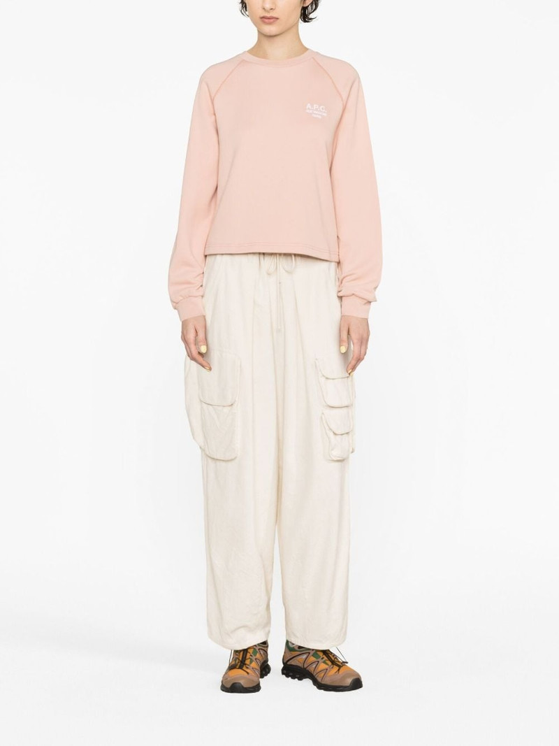 A.P.C. Oona logo-embroidered sweatshirt outlook