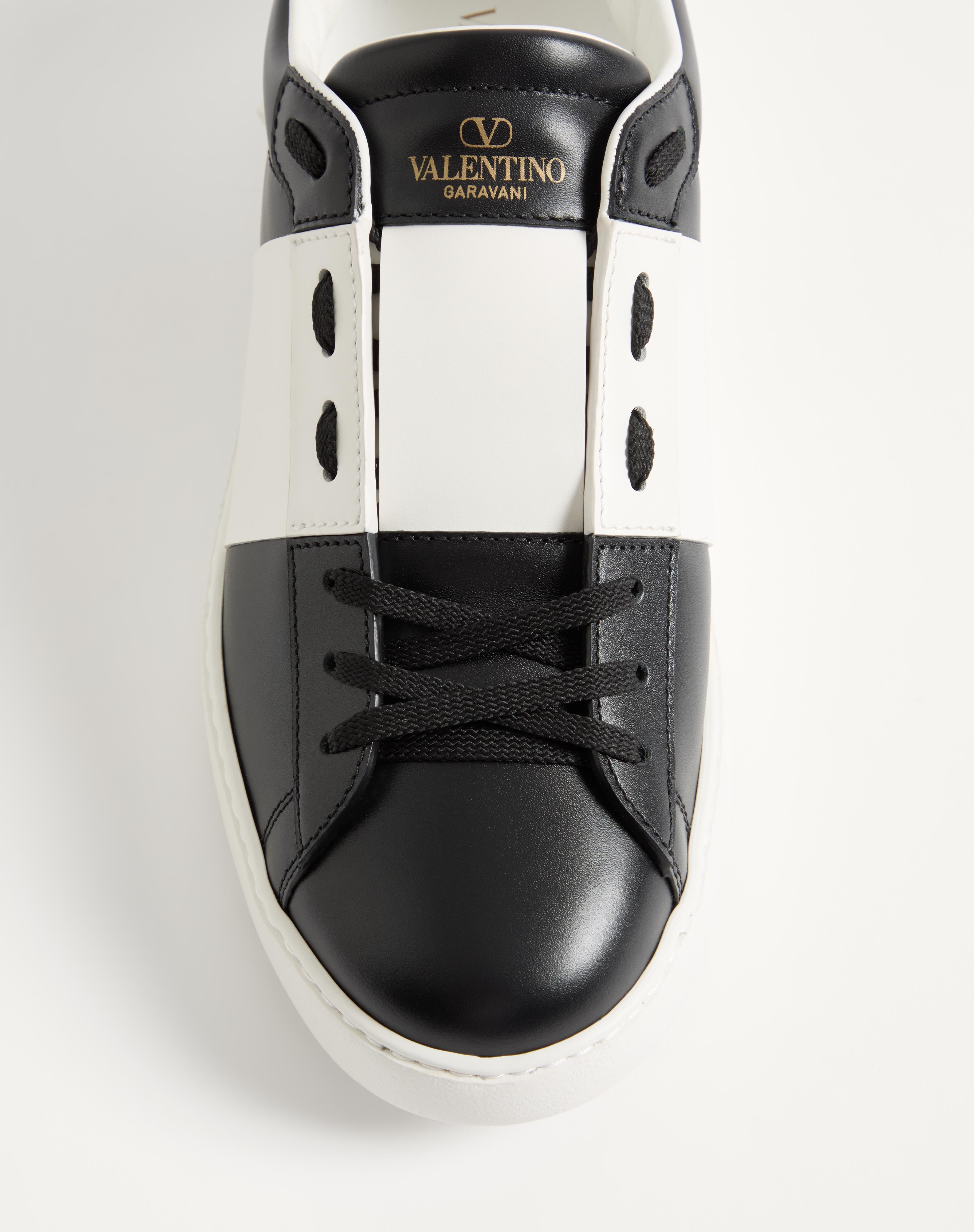 CALFSKIN OPEN SNEAKER - 7