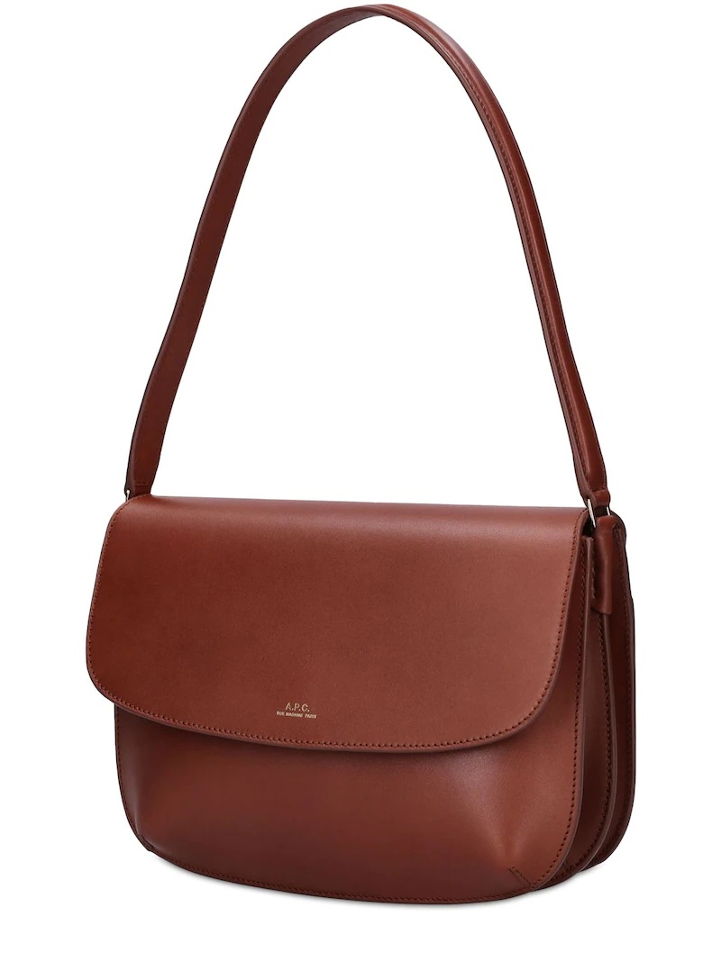 SARAH LEATHER SHOULDER BAG - 3