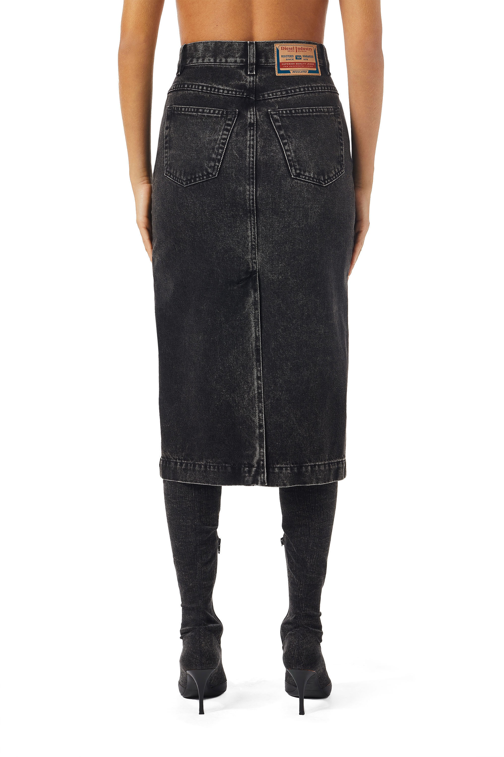 DE-RONNY PENCIL SKIRT - 4