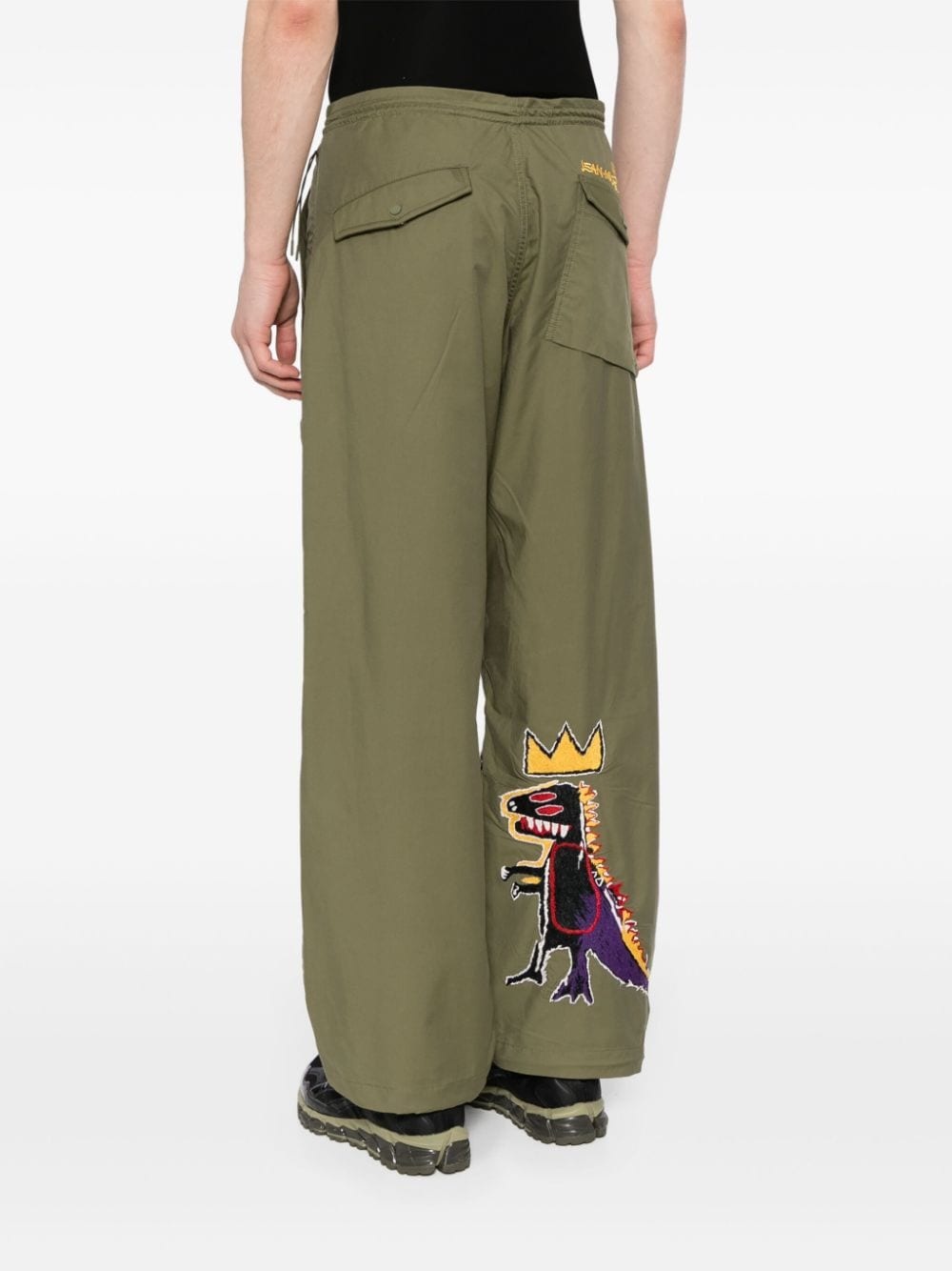 x Jean-Michel Basquiat wide-leg trousers - 4
