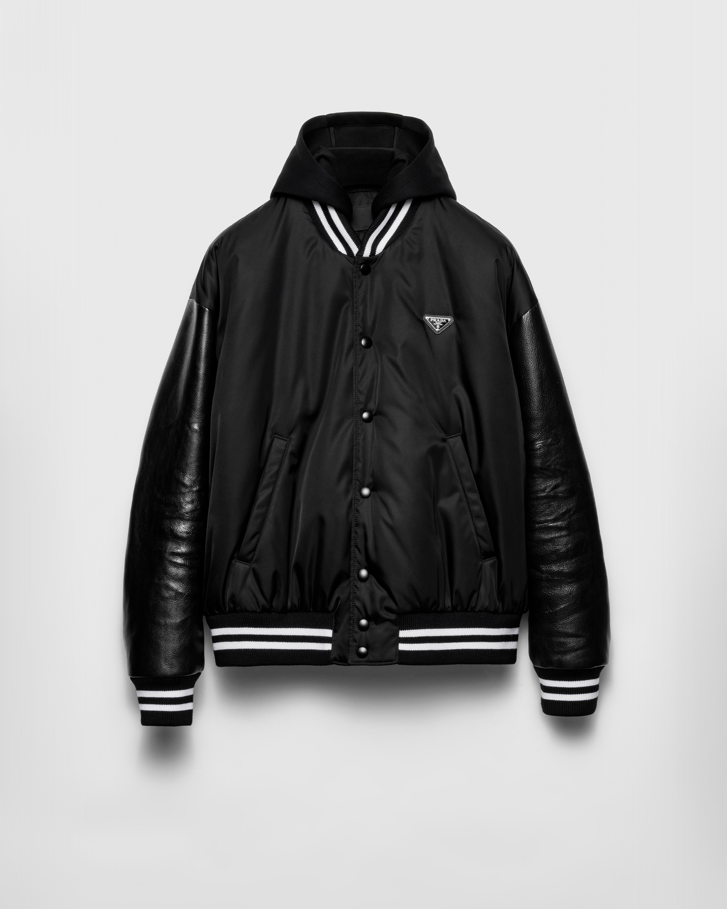 Oversized Re-Nylon bomber jacket - 1