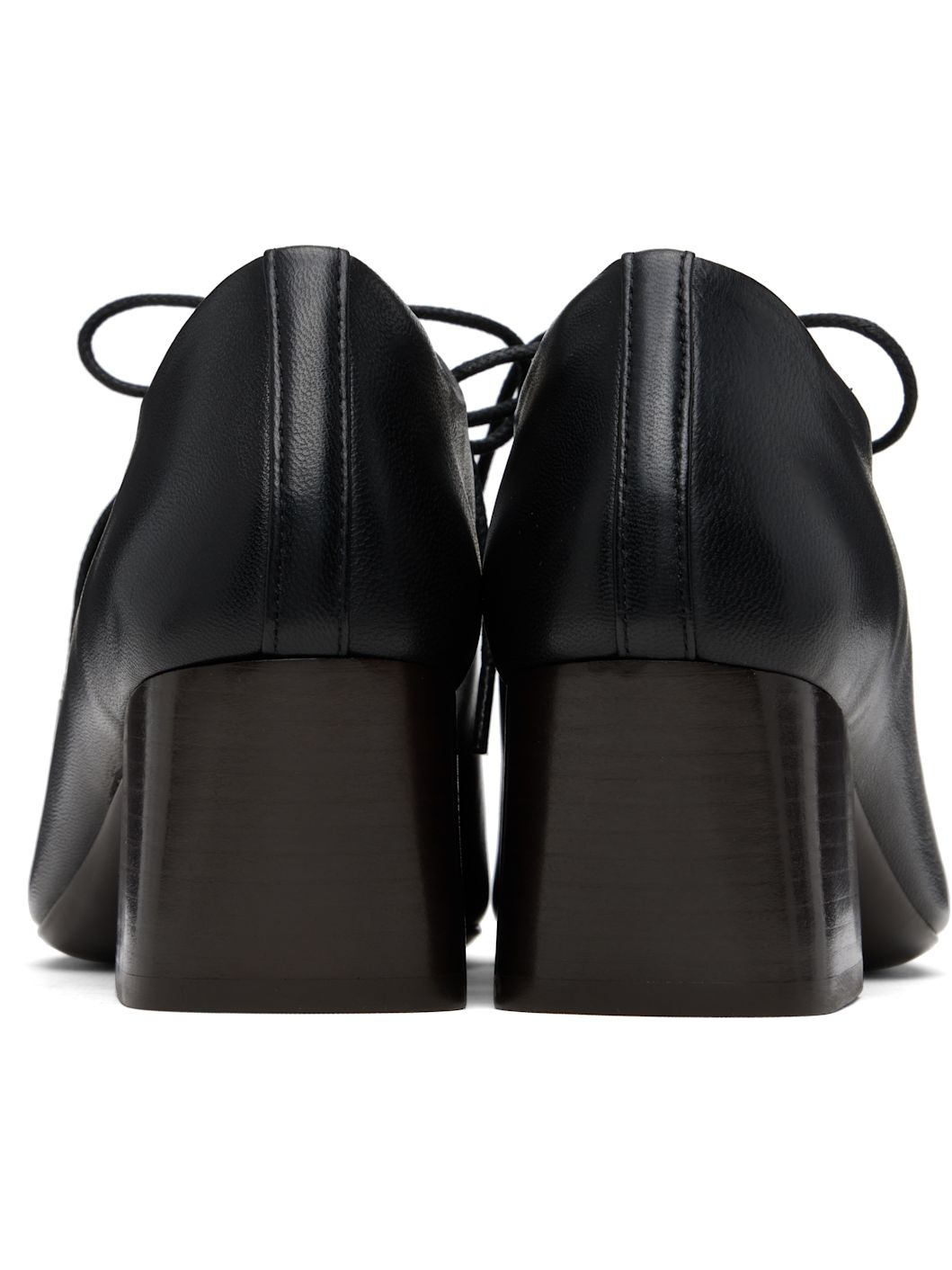 Black Souris Classic Derby Heels - 2