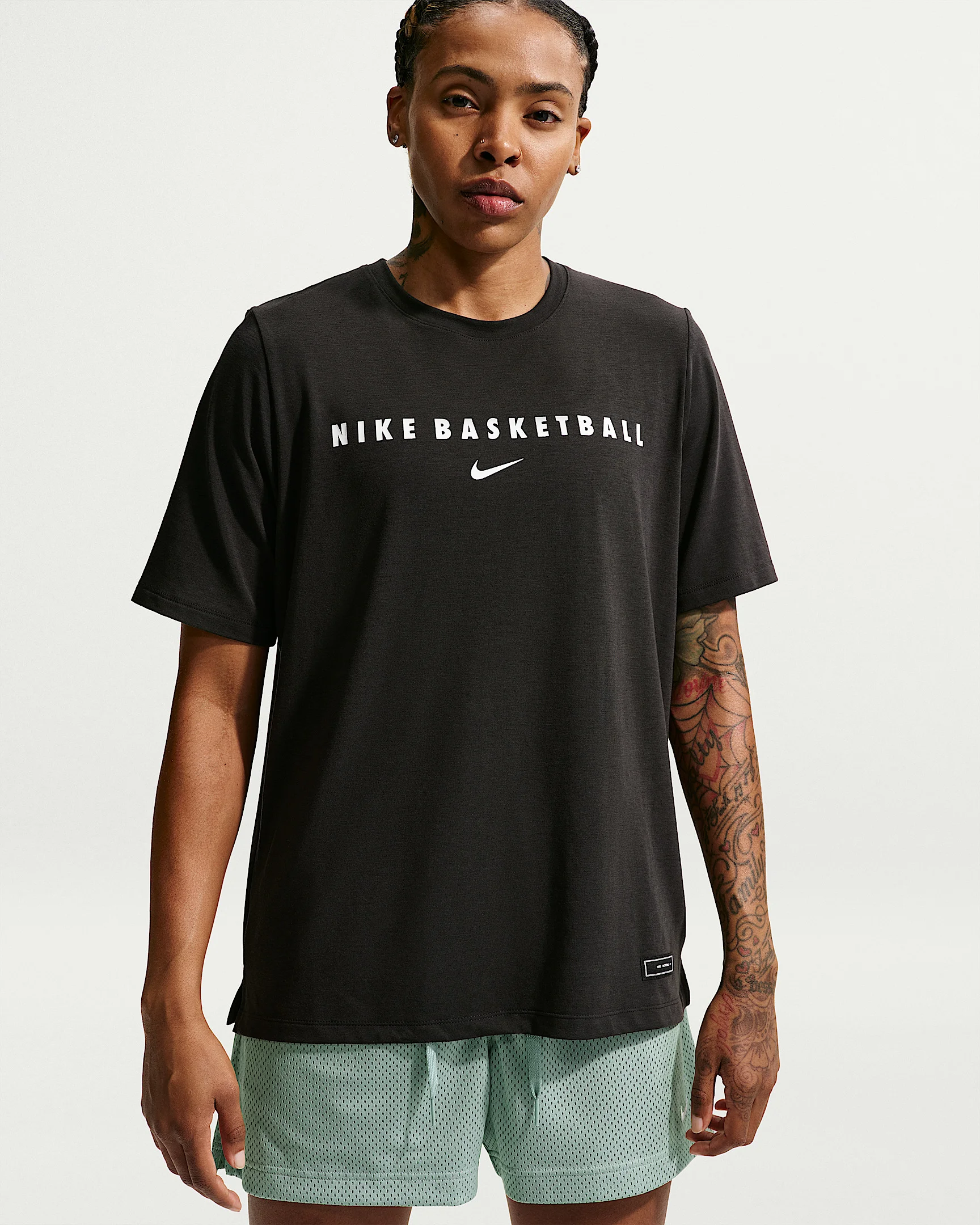 Nike Women's Dri-FIT Short-Sleeve Warm-Up Basketball Top - 1