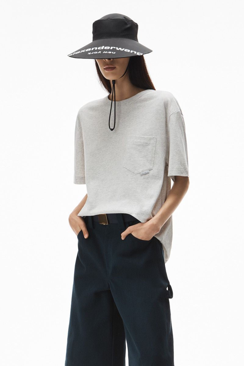 LOGO SUN VISOR HAT IN VISCOSE HABOTAI 3