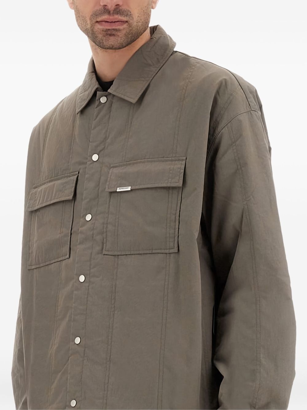 utility pocket overshirt - 3