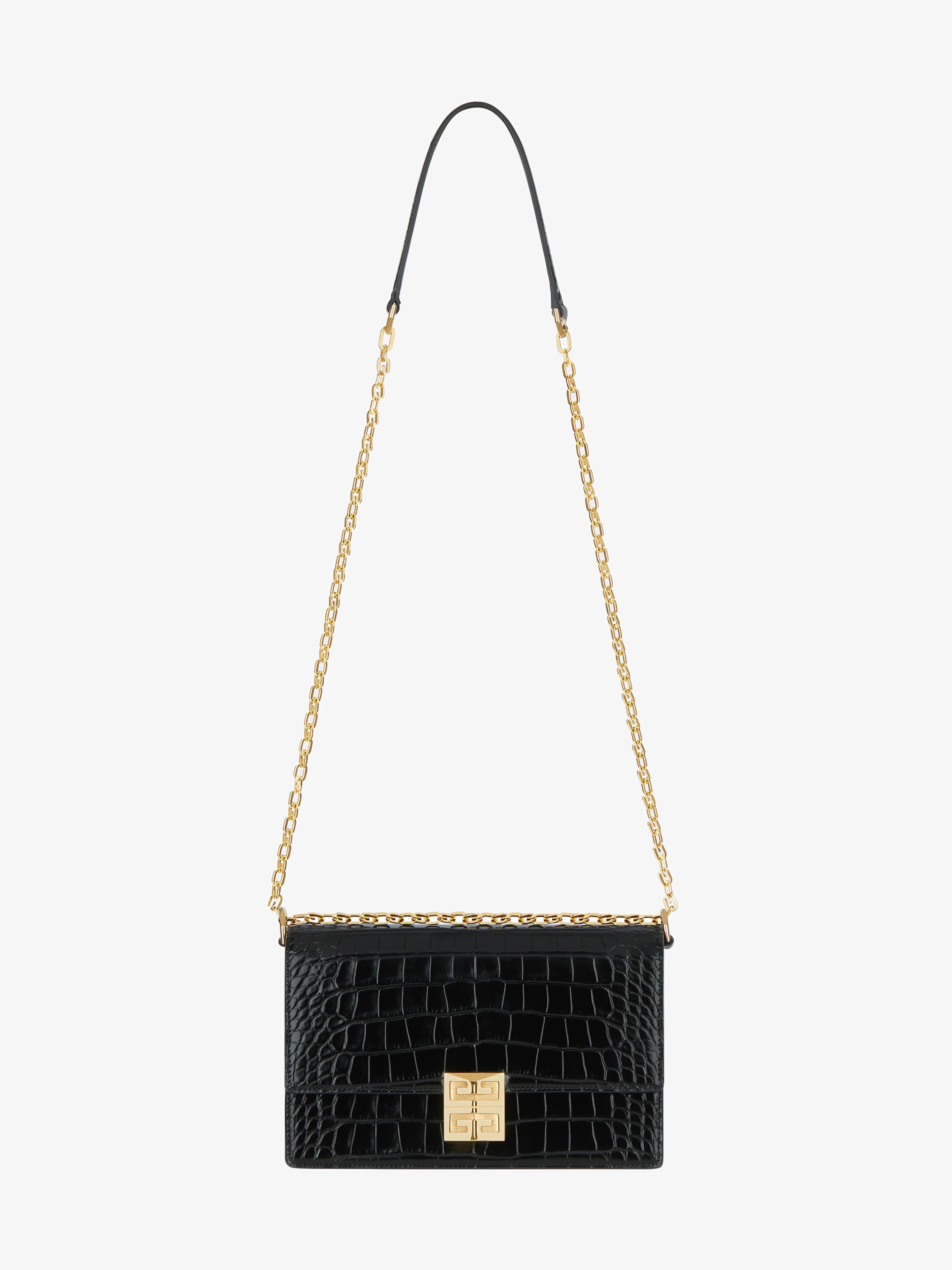 MEDIUM 4G BAG IN ALLIGATOR WITH CHAIN - 3