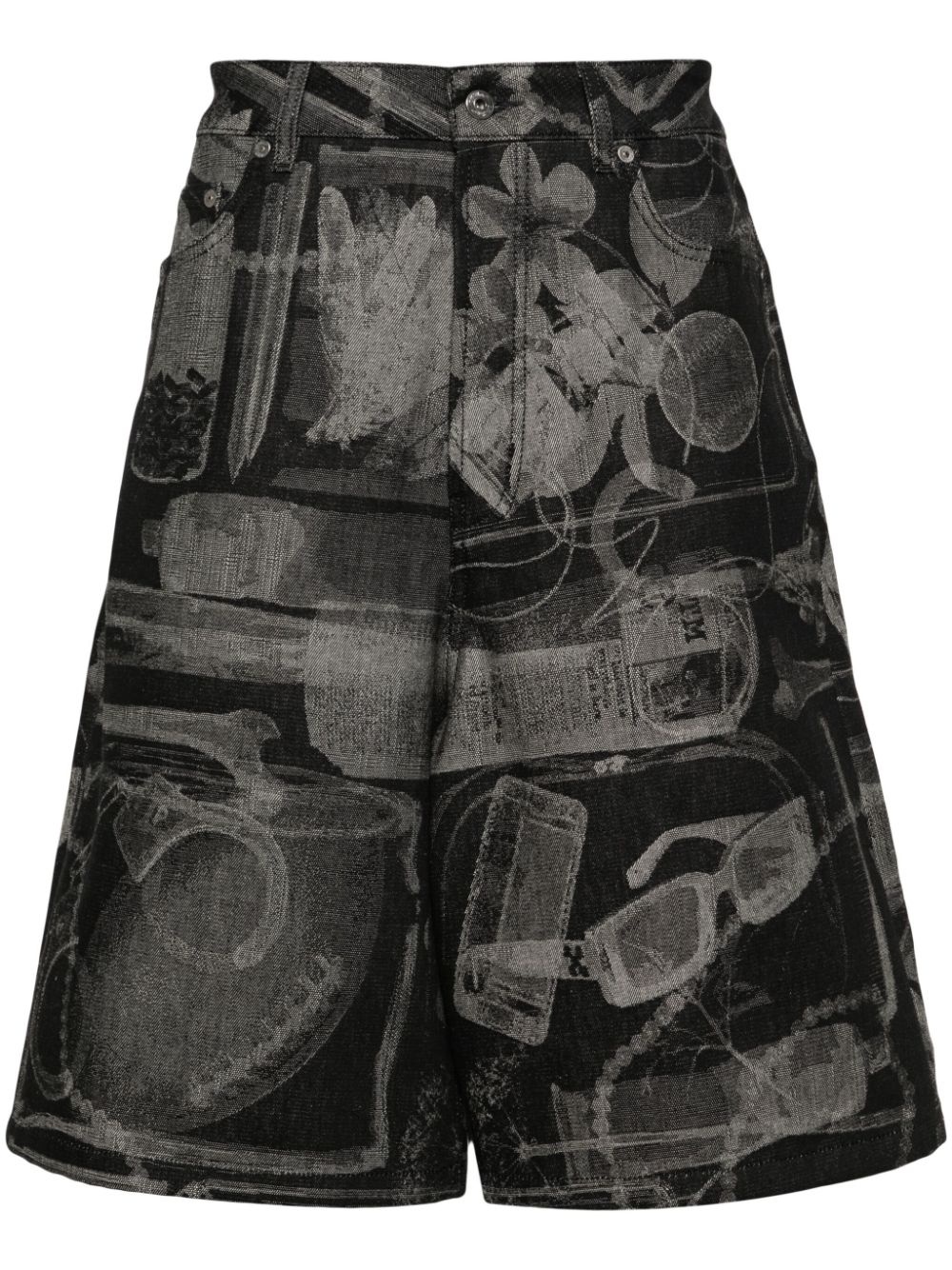 Xray jacquard-print shorts - 1