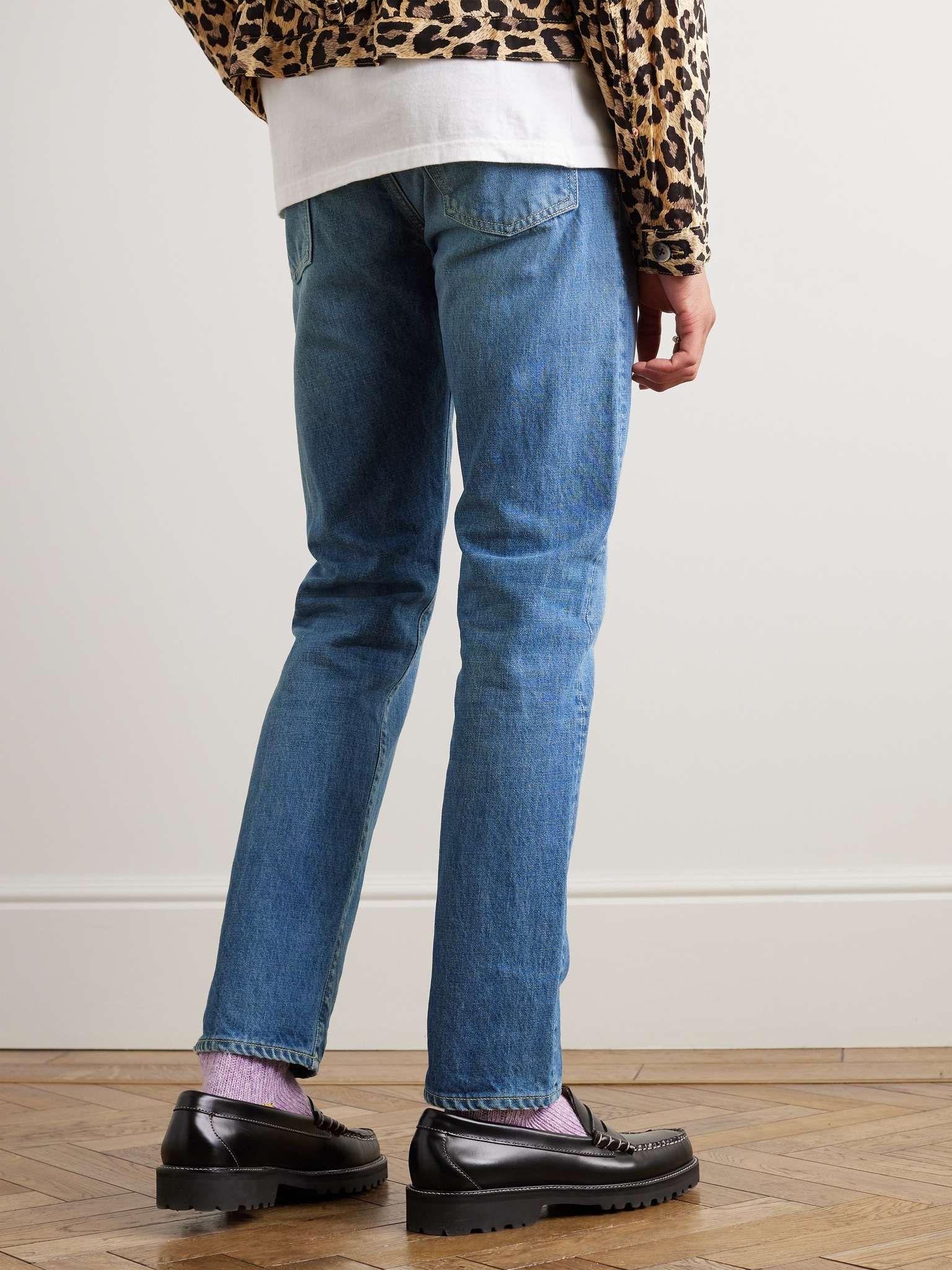 Monkey Cisco Straight-Leg Distressed Jeans - 4