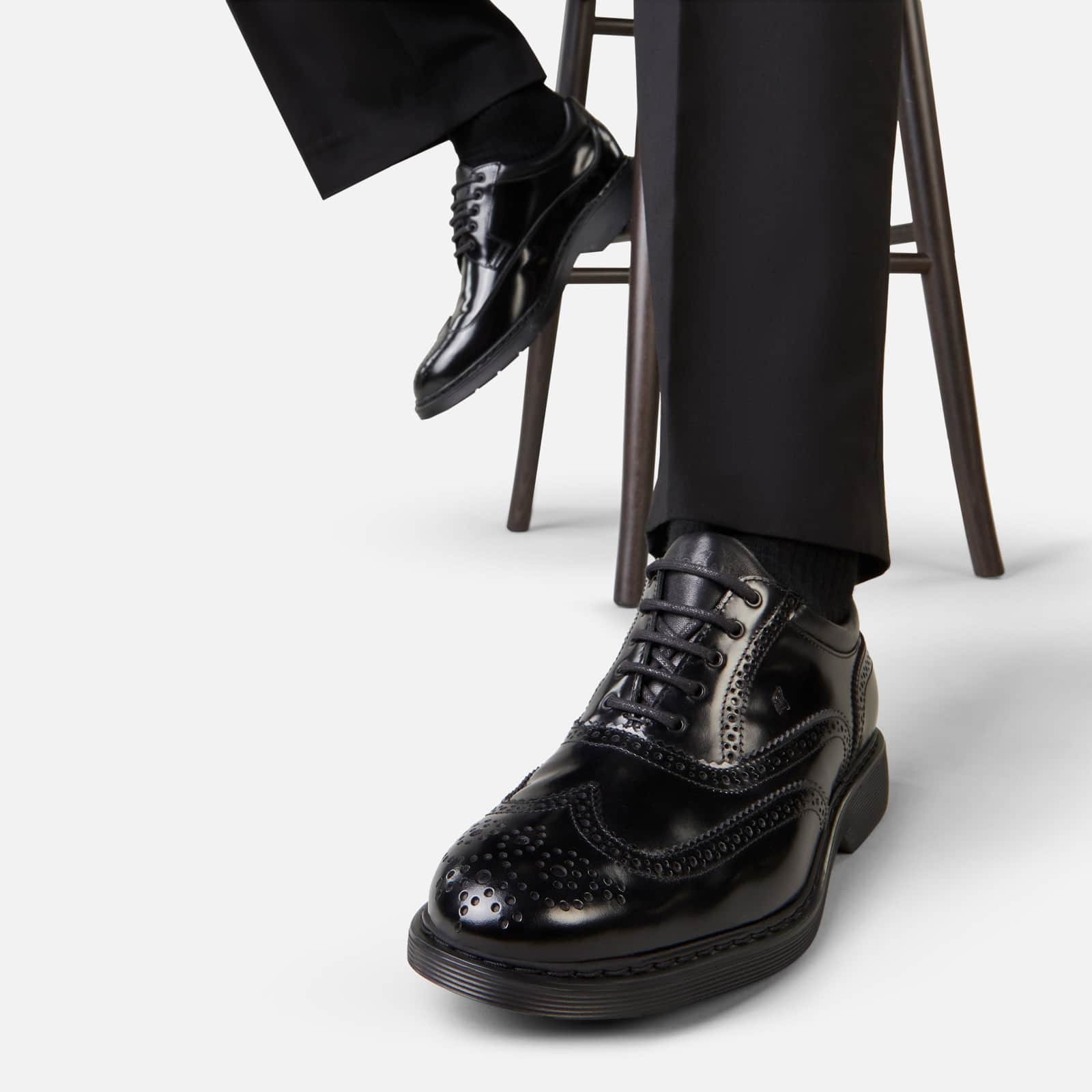 Lace Ups Hogan H576 Black - 6