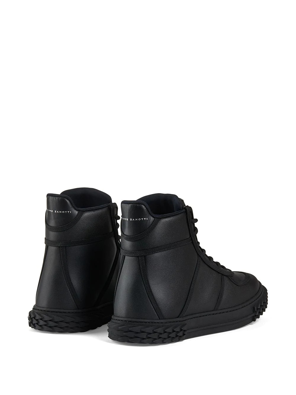 Blabber high-top leather sneakers - 3