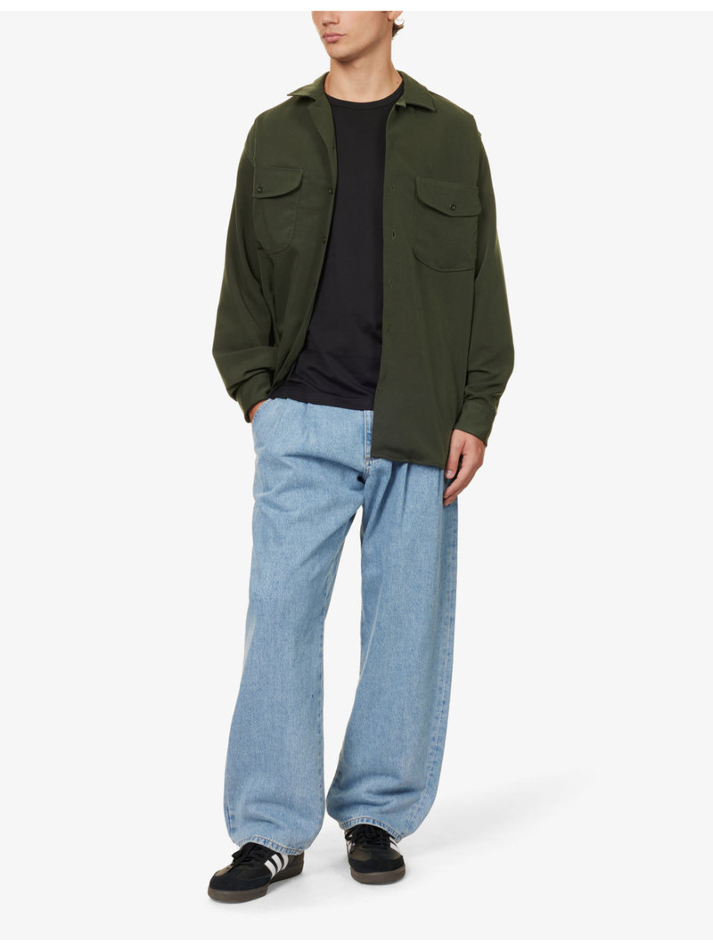 Sunspel Sun crew-neck long-sleeve cotton-jersey T-shirt outlook