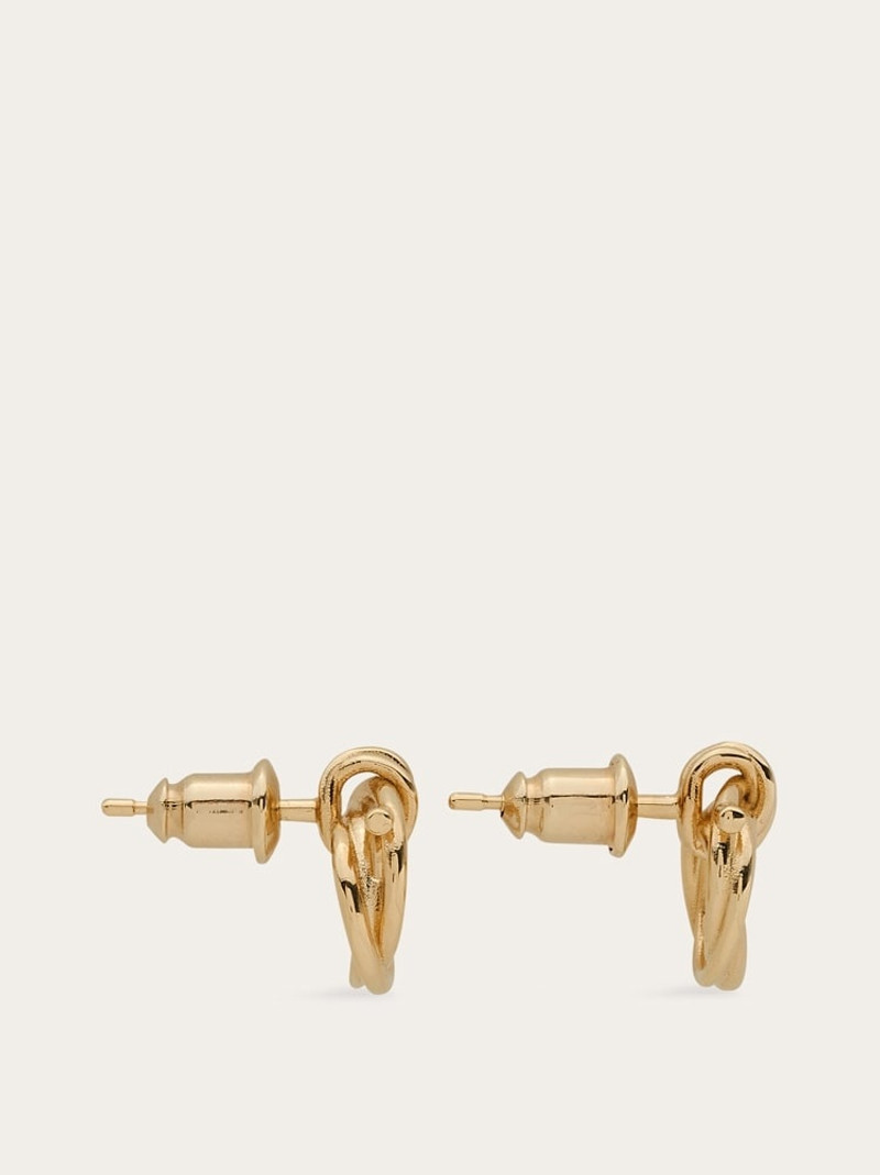 FERRAGAMO TWISTED GANCINI EARRINGS outlook