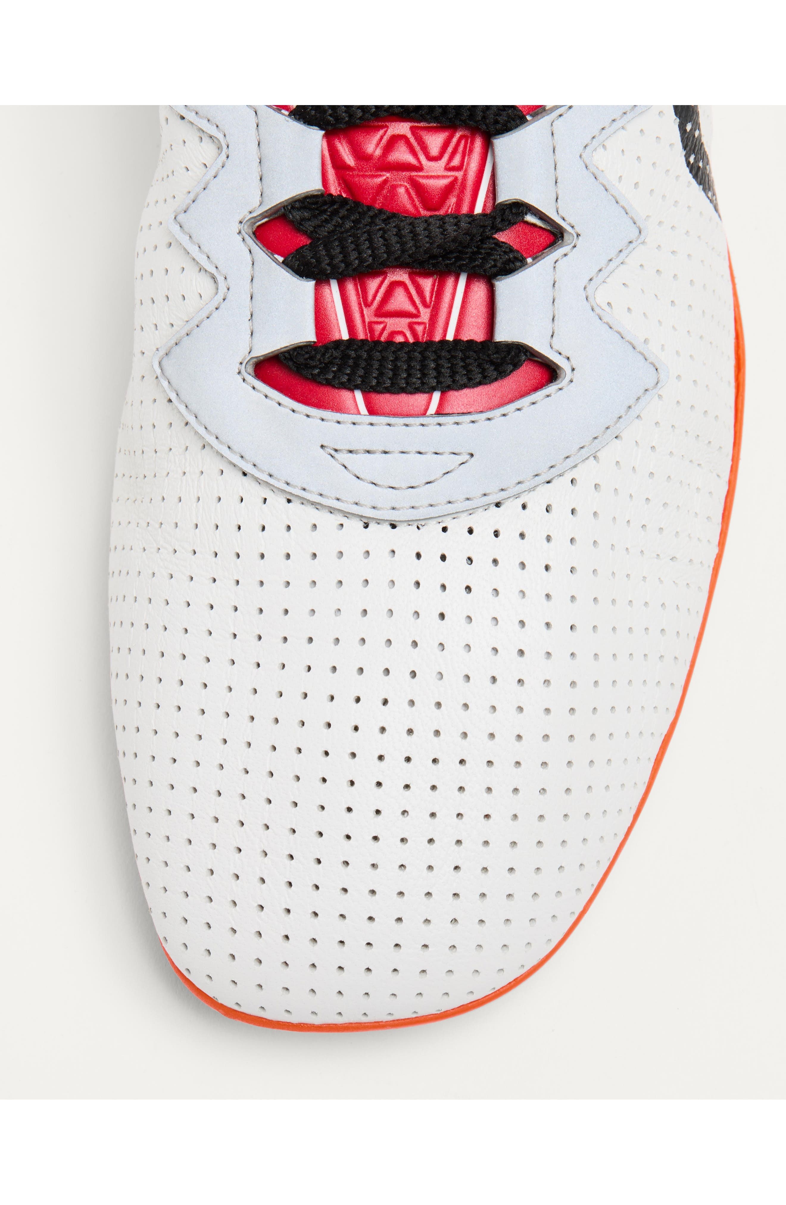 Valentino Garavani Chromation Perforated Sneaker in Bianco/Grigio at Nordstrom - 7