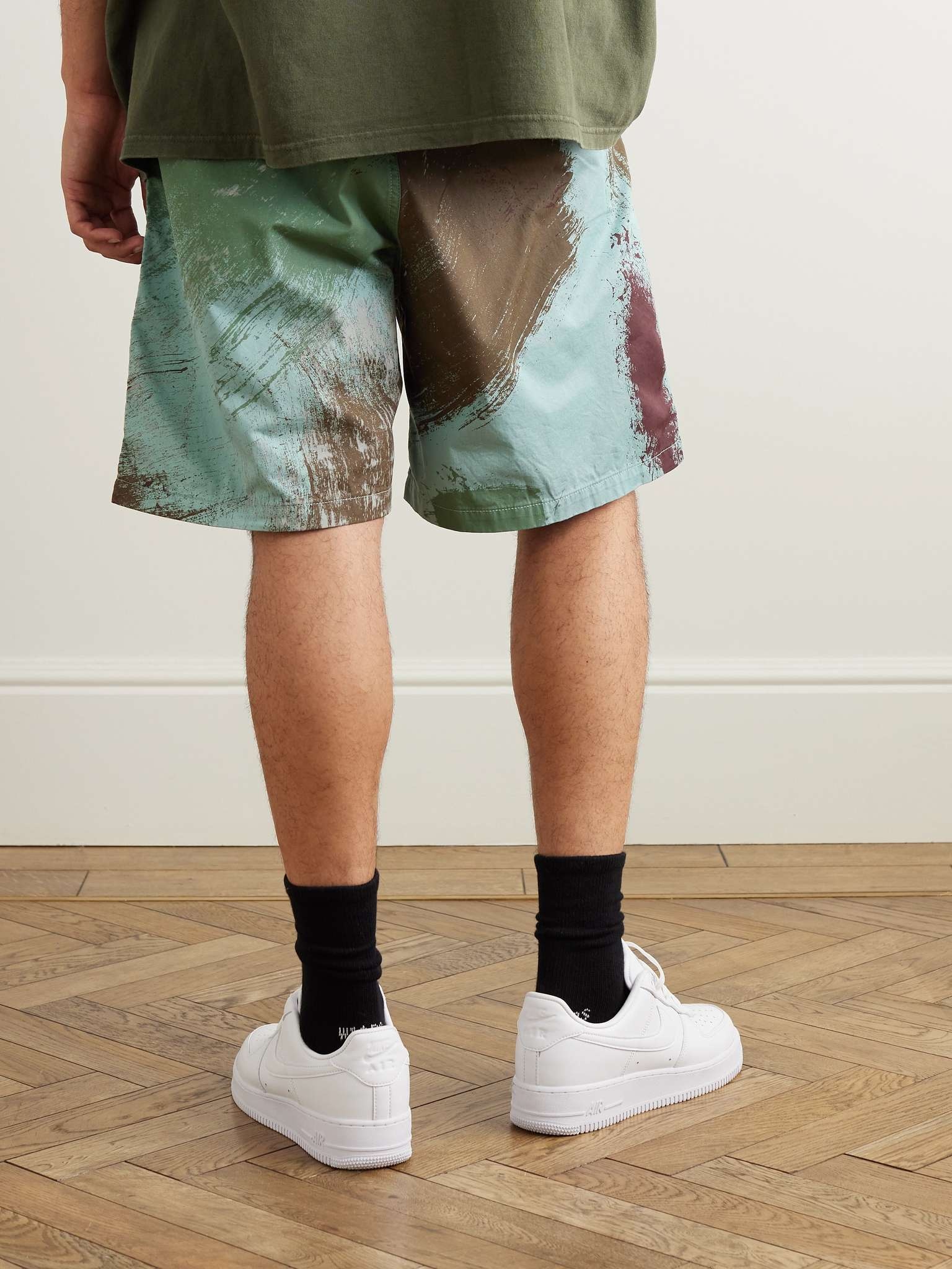 Straight-Leg Printed Shell Shorts - 3