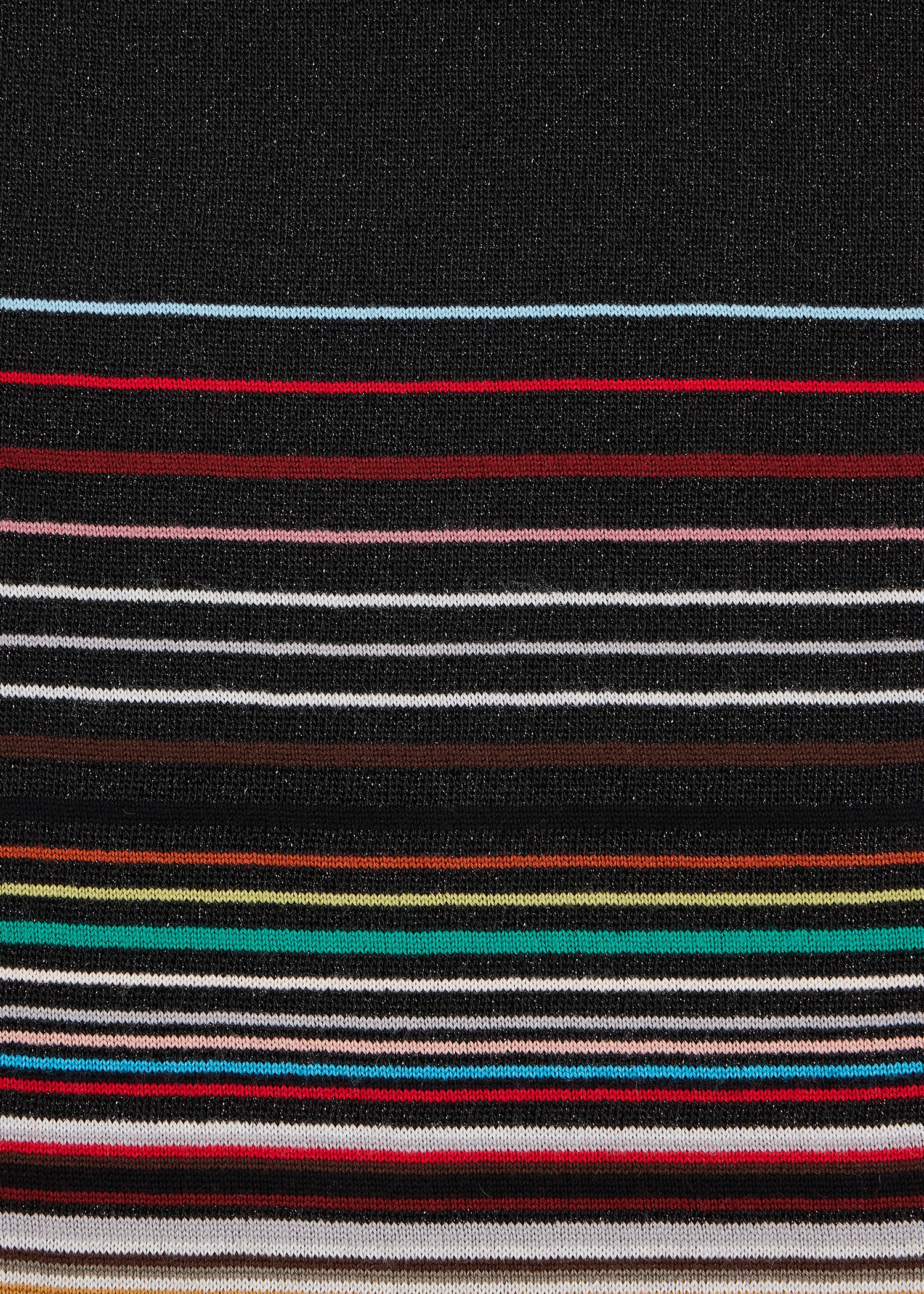Women's 'Signature Stripe' Glitter Wool-Blend Scarf - 3