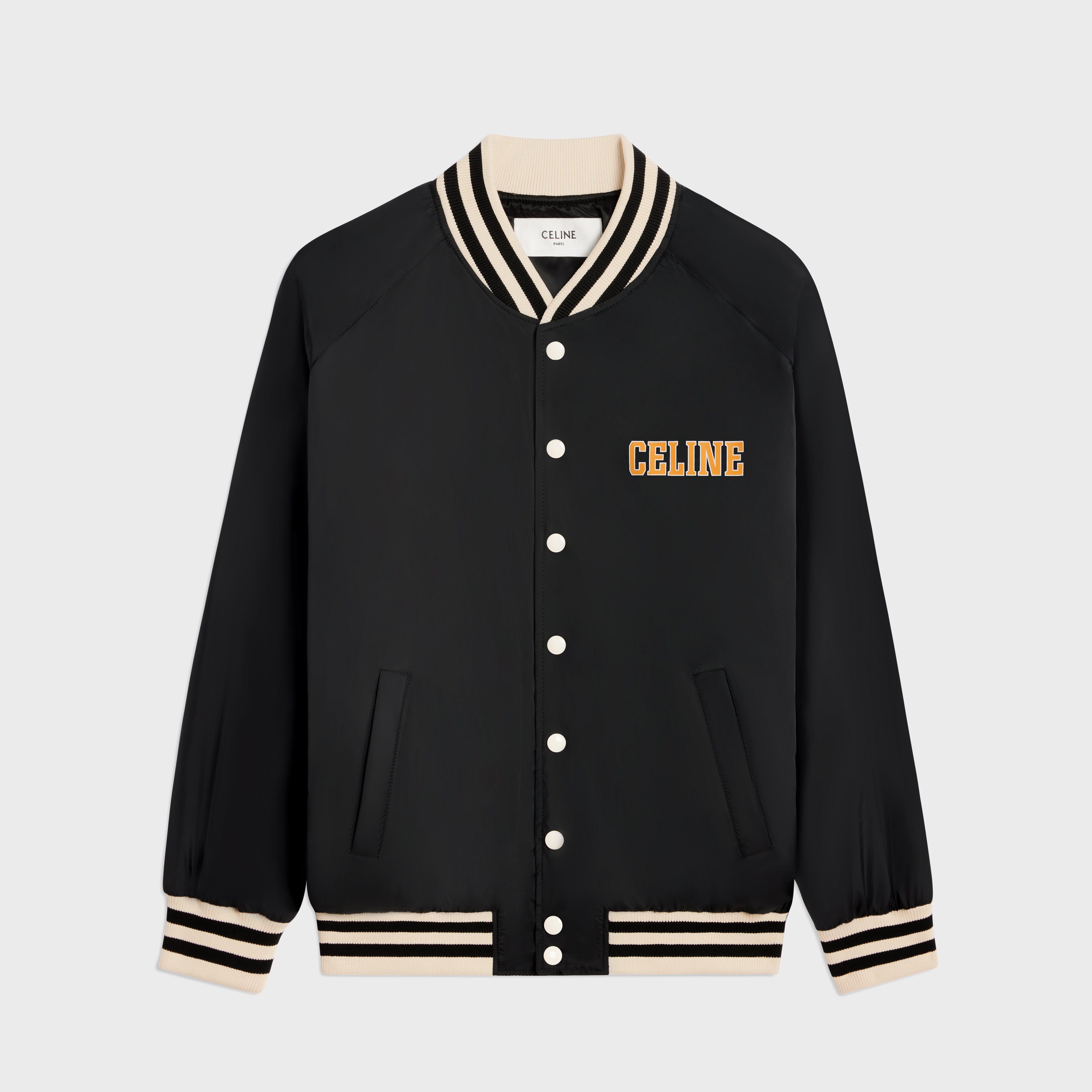 celine paris teddy jacket in lightweight nylon - 1