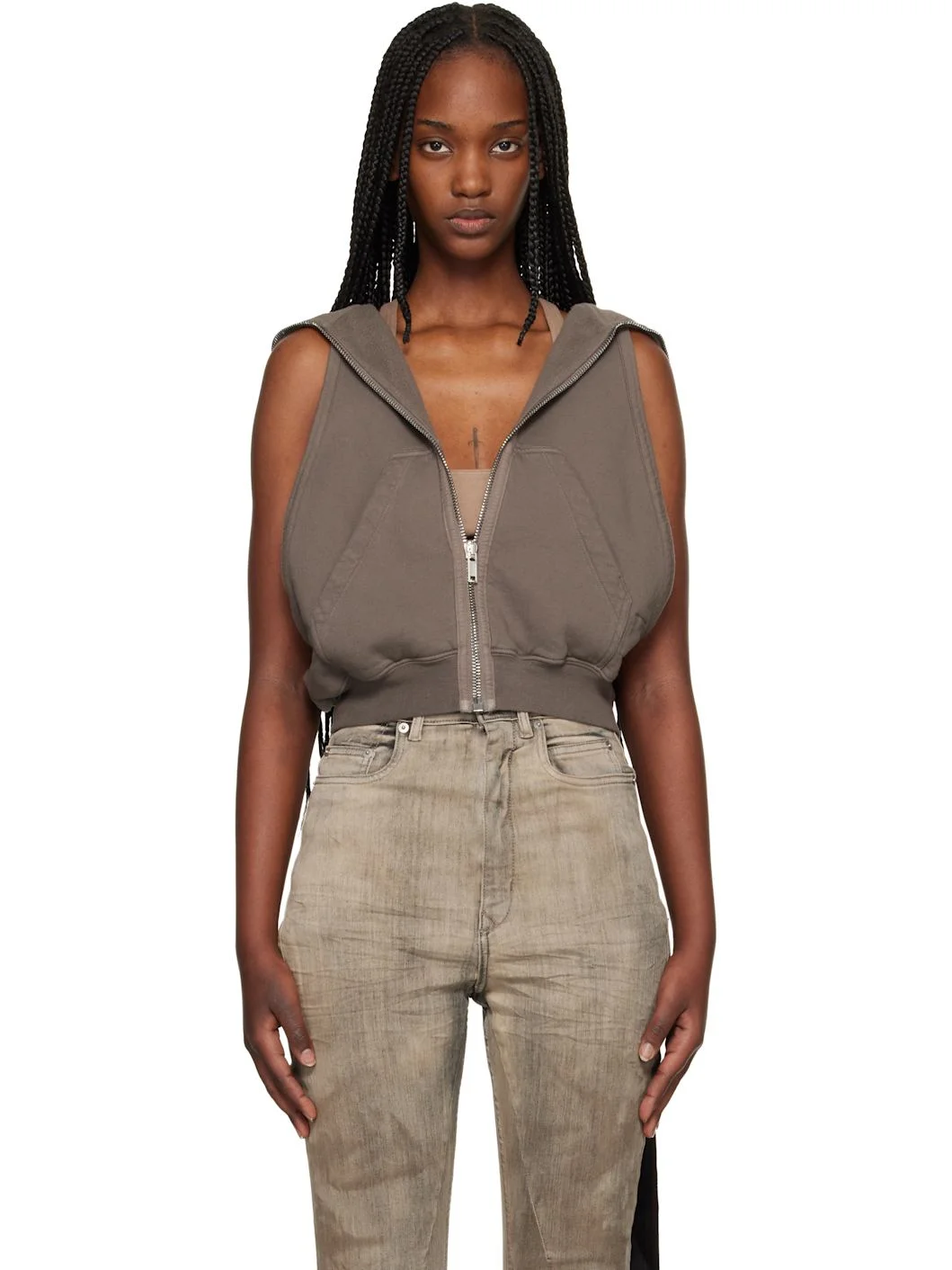 Brown Temple Cyclops SL Hoodie - 1