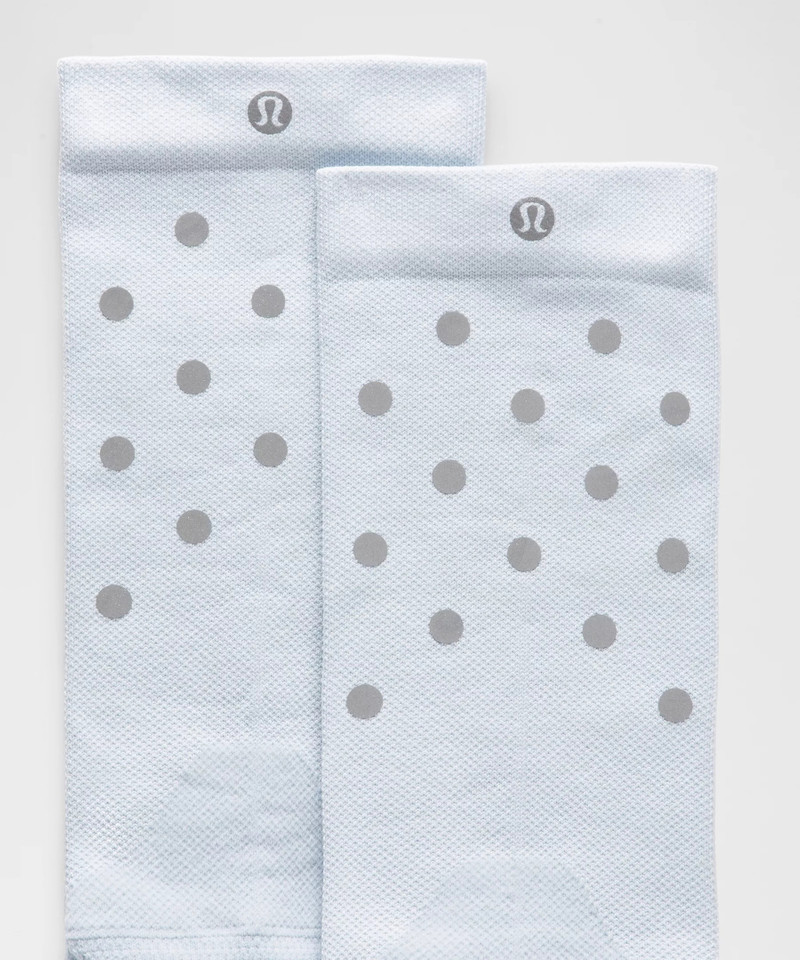 lululemon Men's Power Stride Crew Socks *Dot Reflective outlook