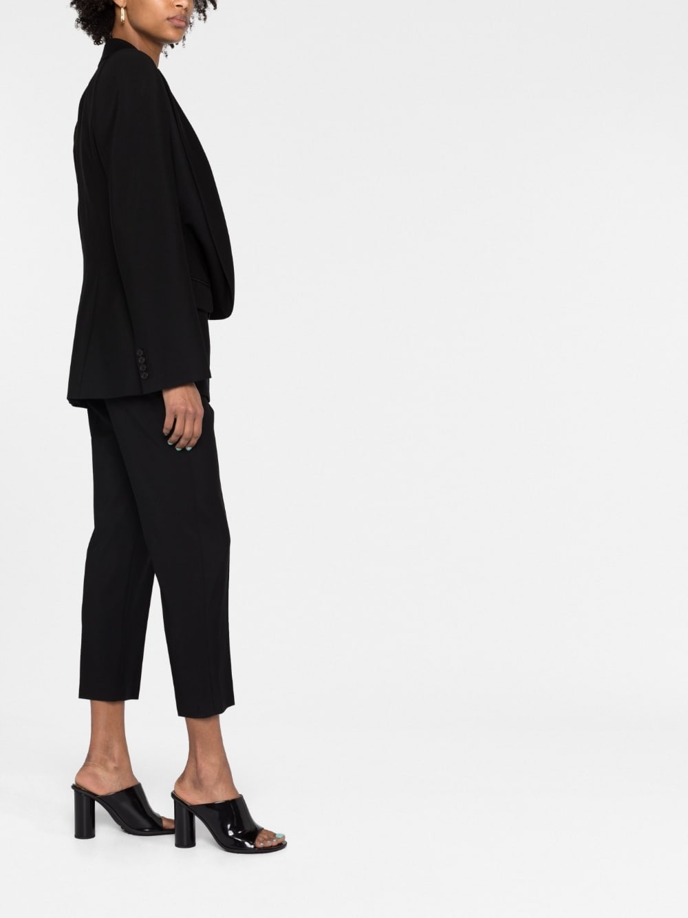 asymmetric double-breasted blazer - 4