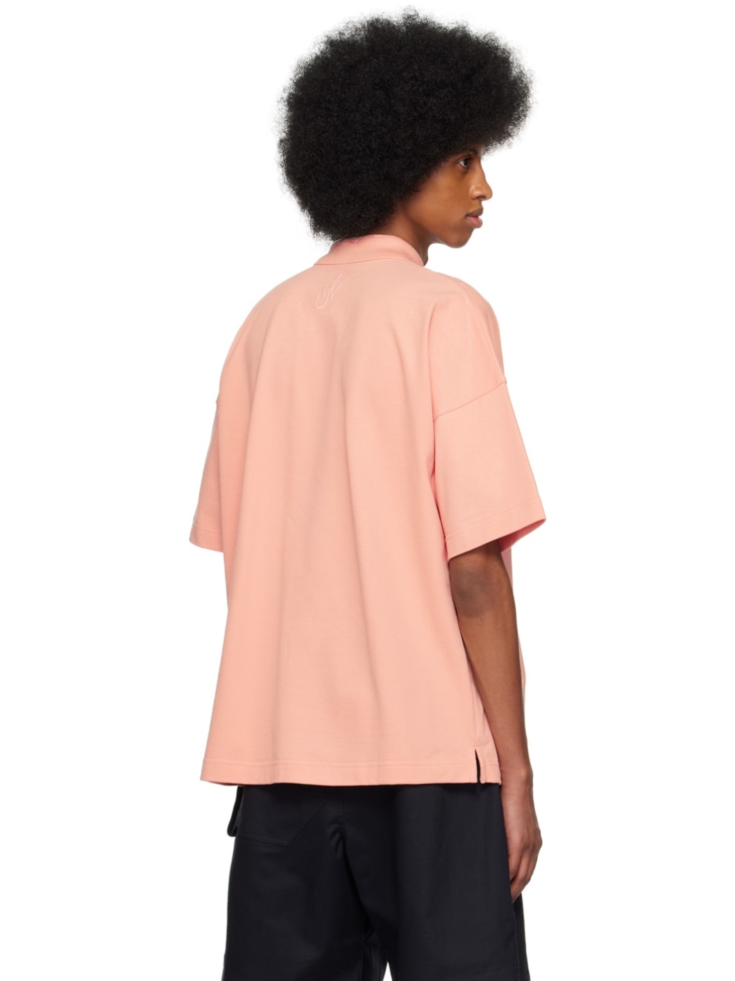 Pink Print Polo - 3