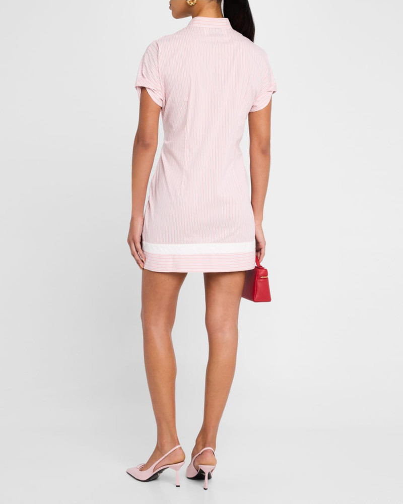 Upside Down Shirt Short-Sleeve Mini Dress 3