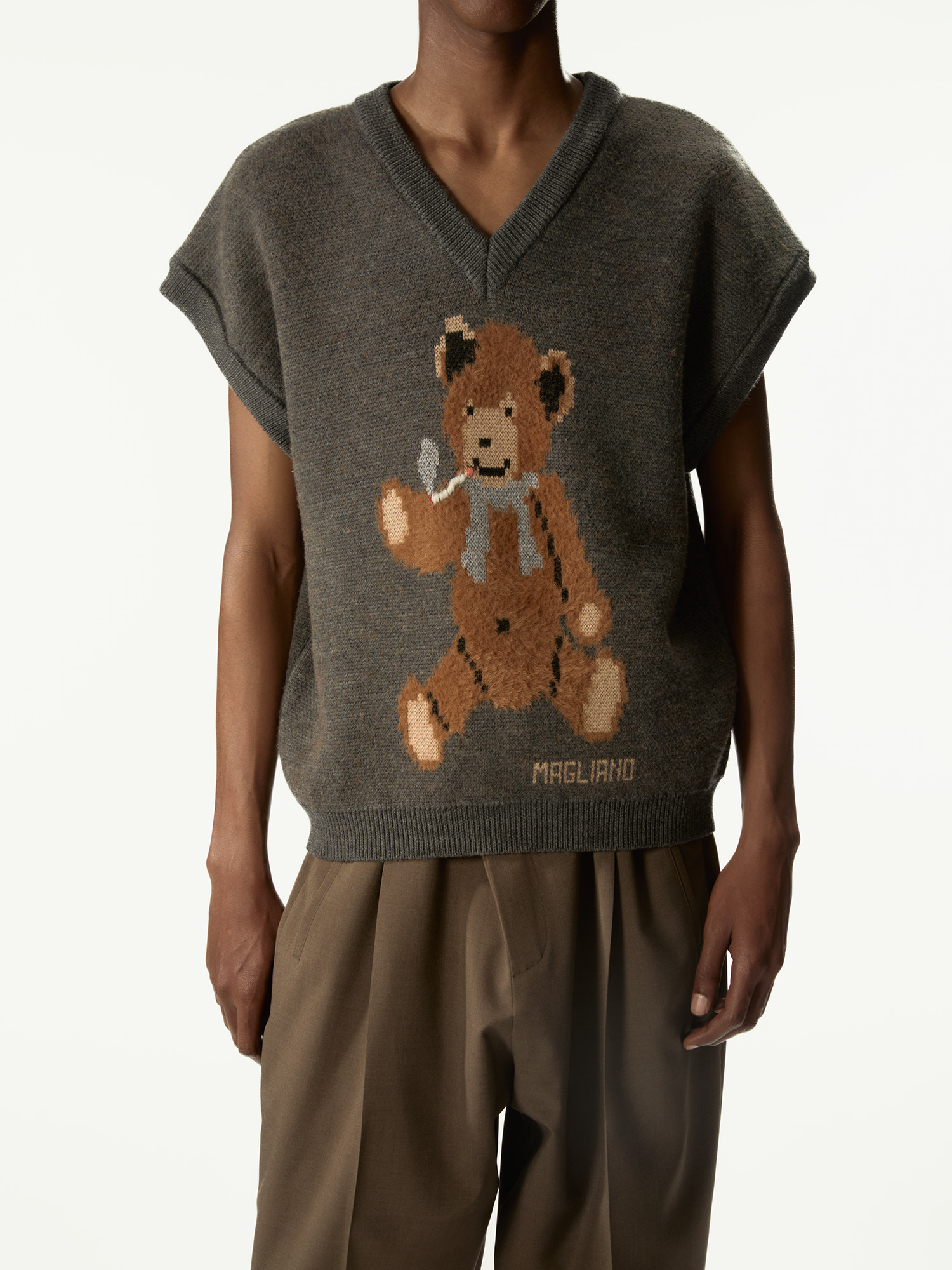 Teddy Bear Vest Hazelnut - 2