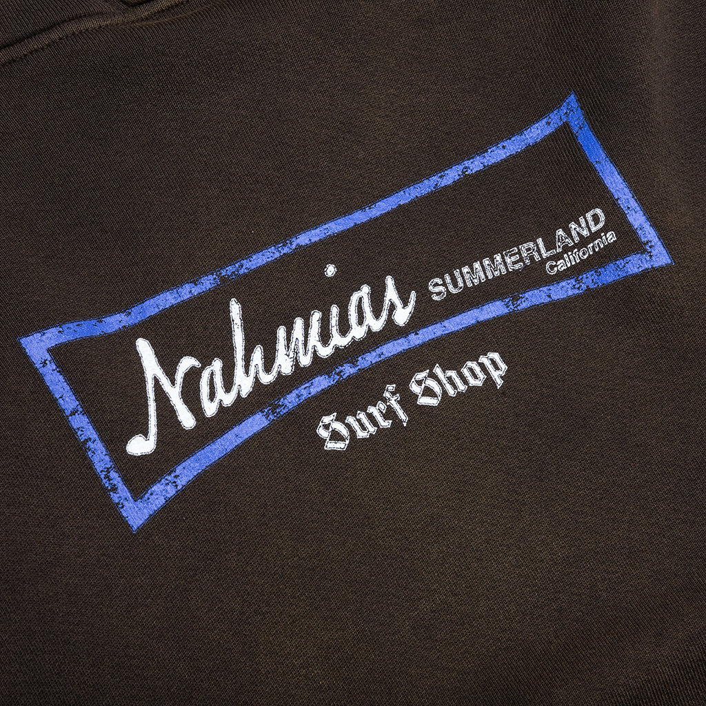 SURF SHOP HOODIE - SUNFADE BROWN - 4