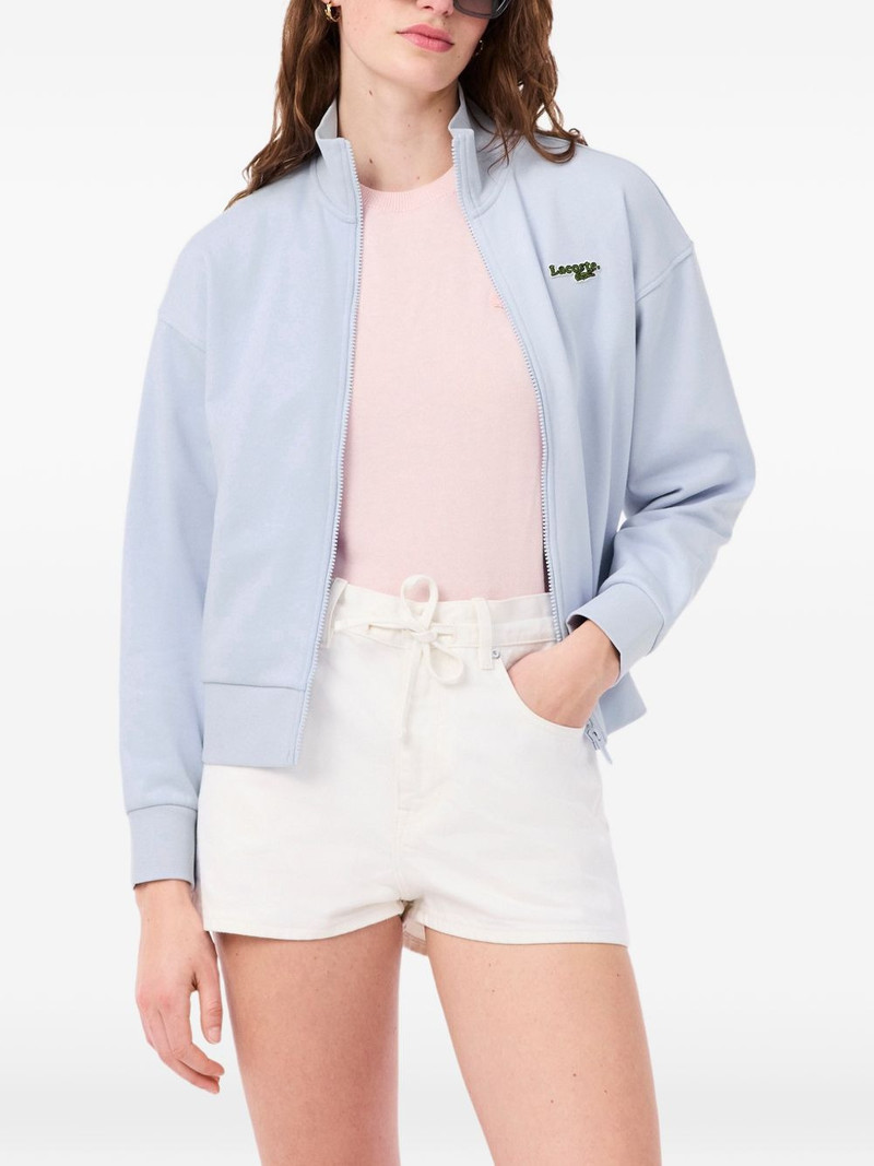 zip-up collared sweatshirt 3